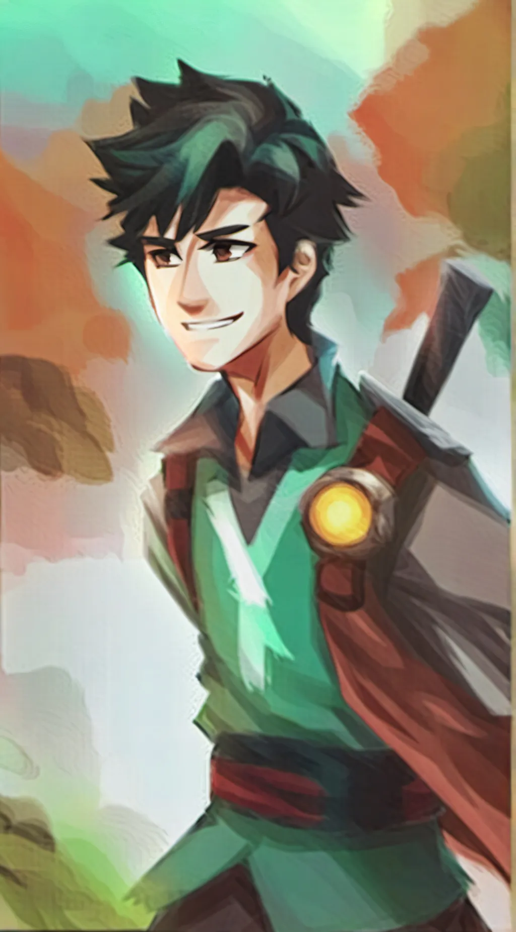ai character: Percy background