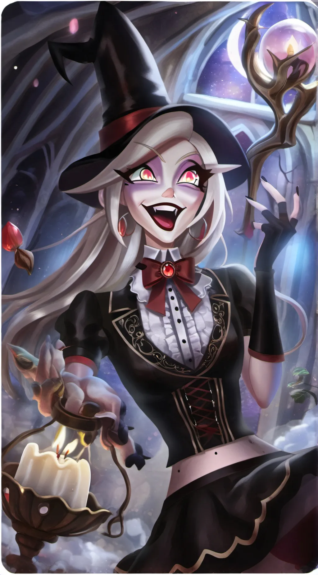 ai character: Hazbin Hotel background