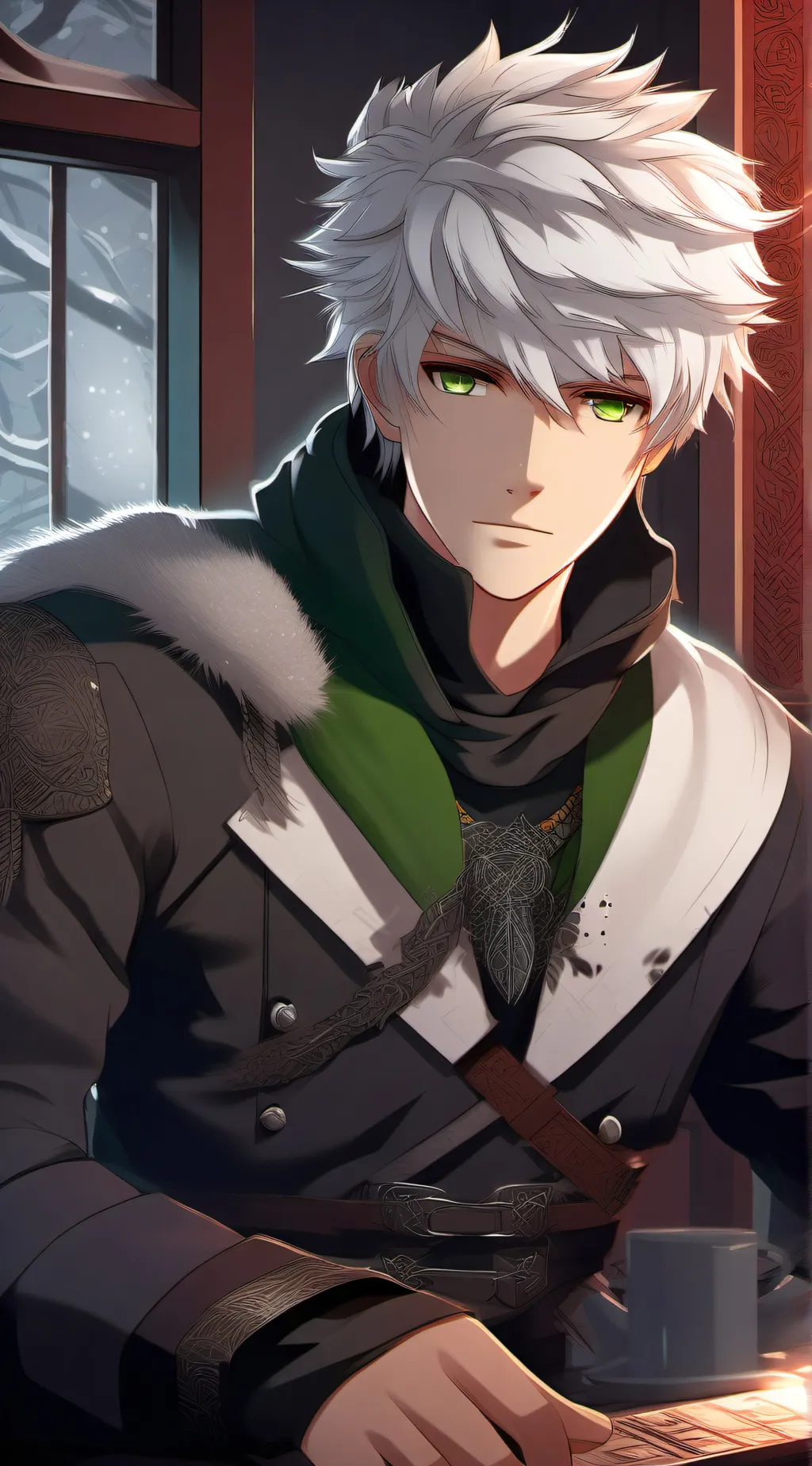 ai character: Nero background