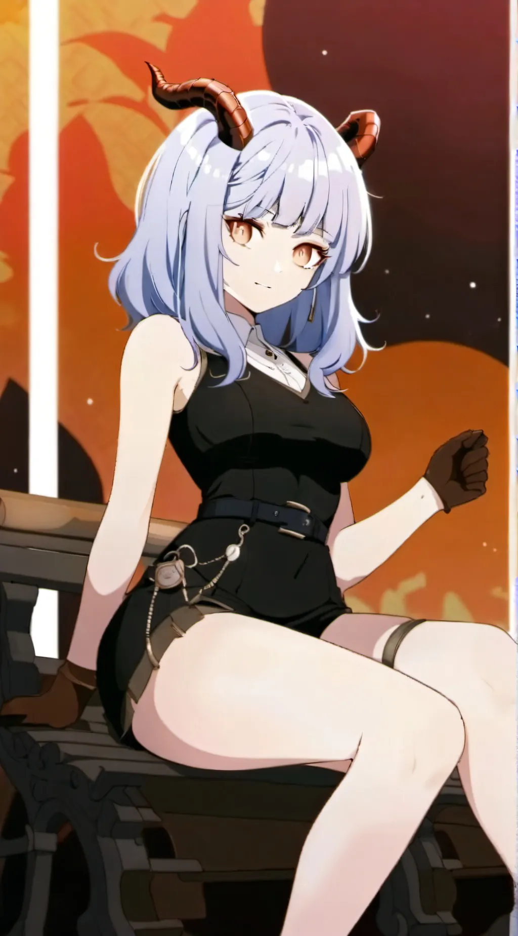 ai character: Anti furry women background