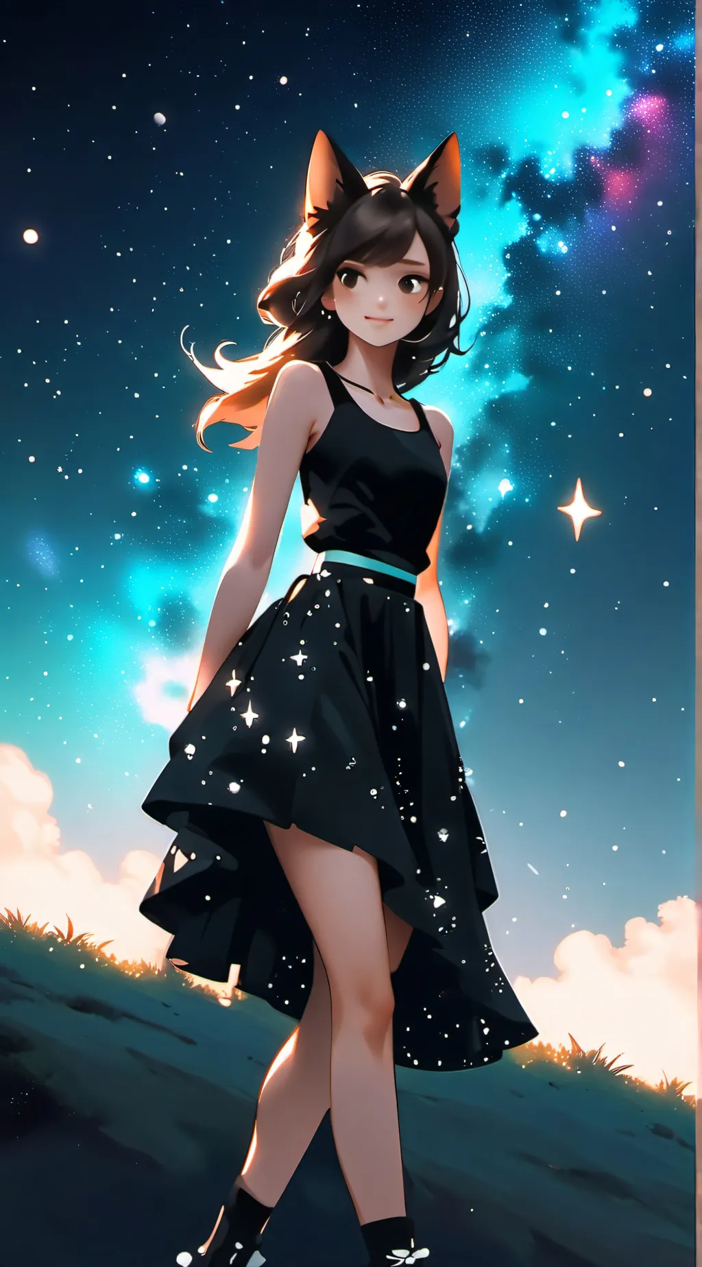 ai character: Clloe  background