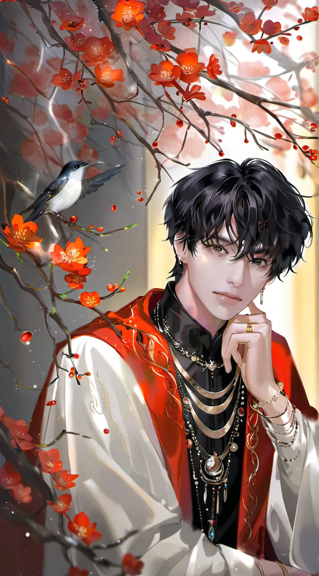 ai character: Woohyun☆ background