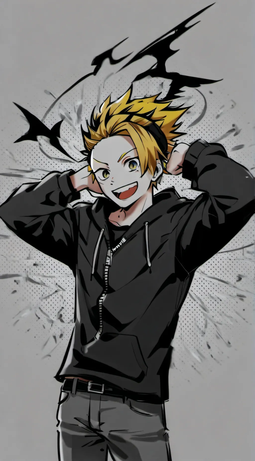 ai character: Denki⚡️ background