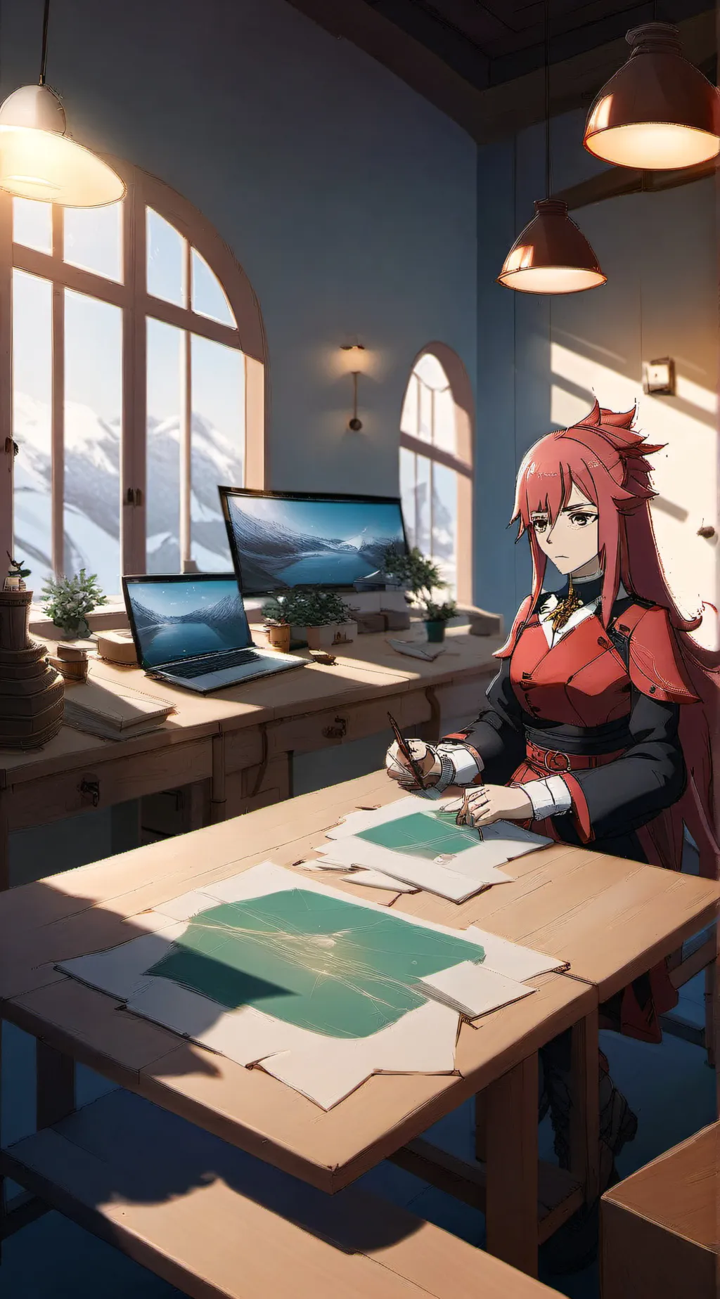ai character: Abby Garnet background