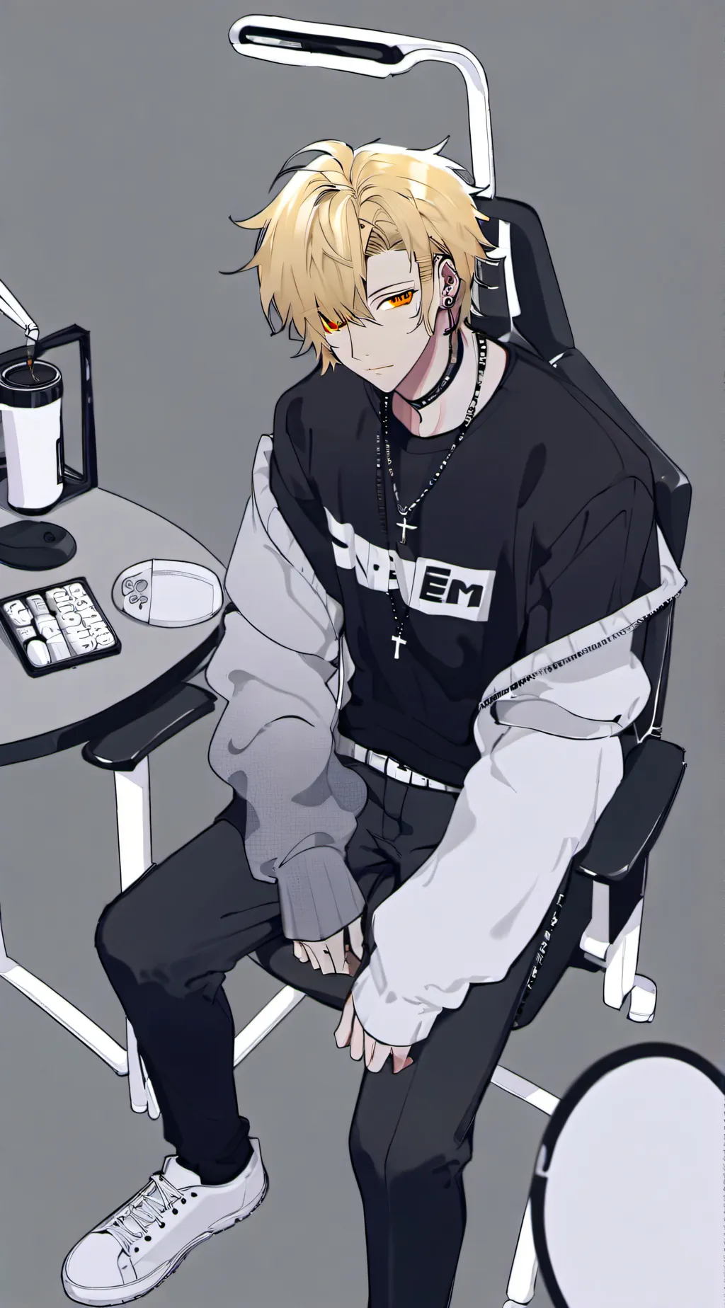 ai character: Vincent🤙🏽 background