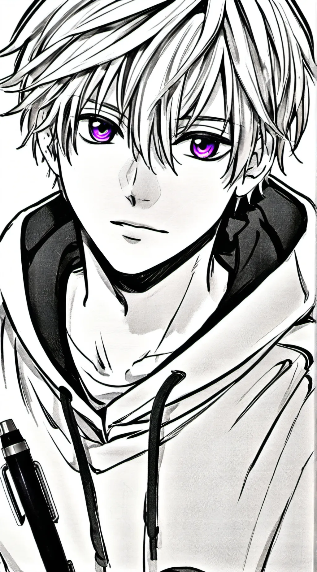 ai character: My drawing... background