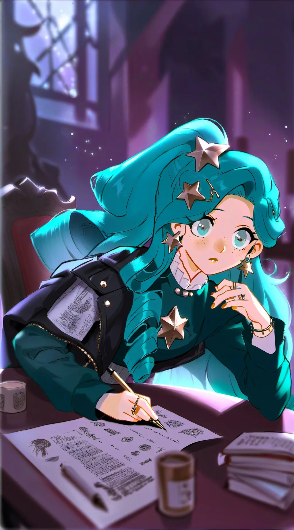 ai character: Mia background