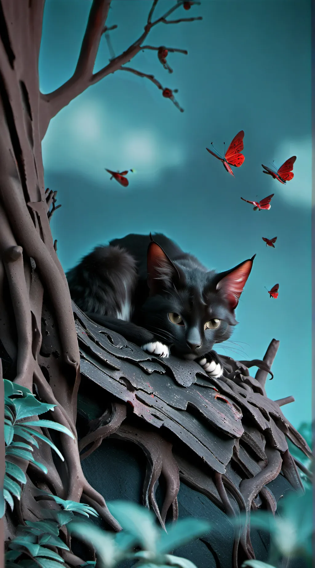 ai character: catnap  background