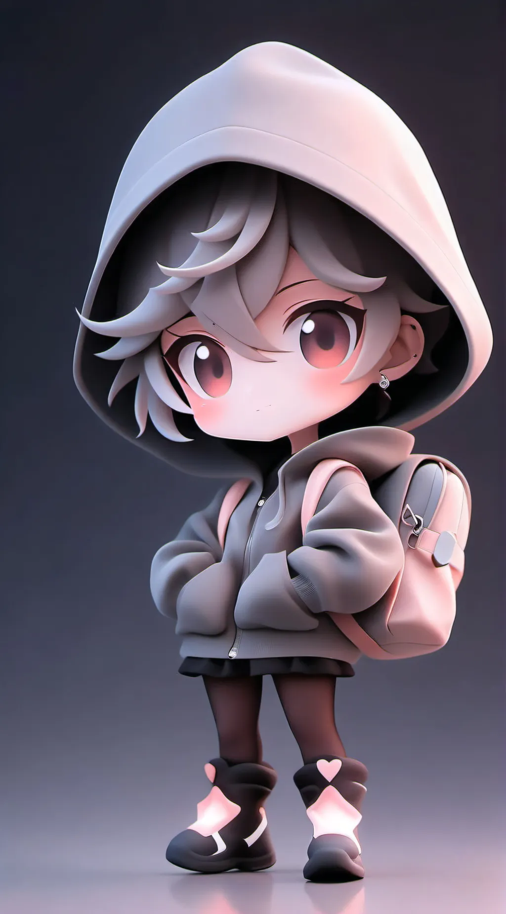 ai character: violet  background