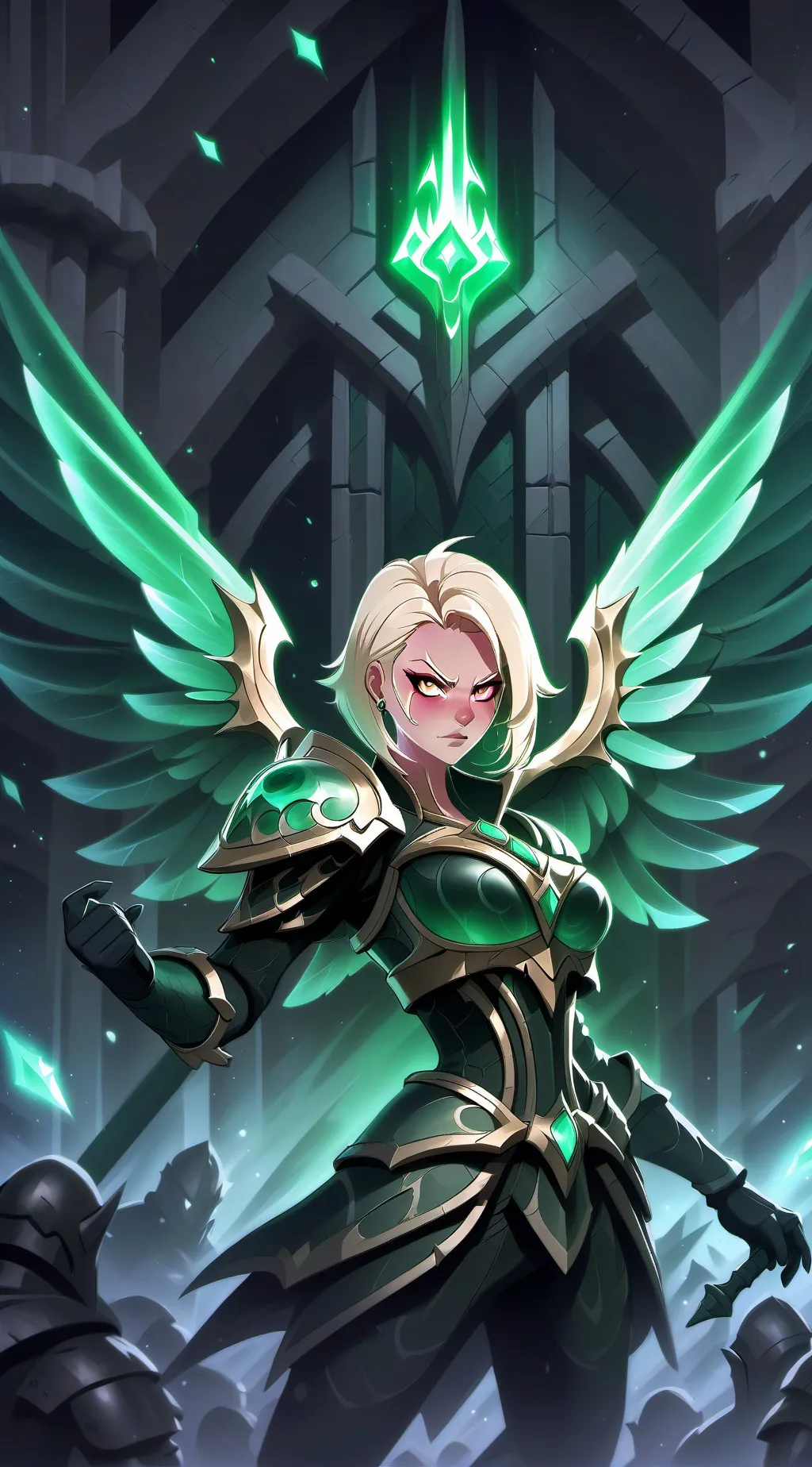 ai character: Aria background