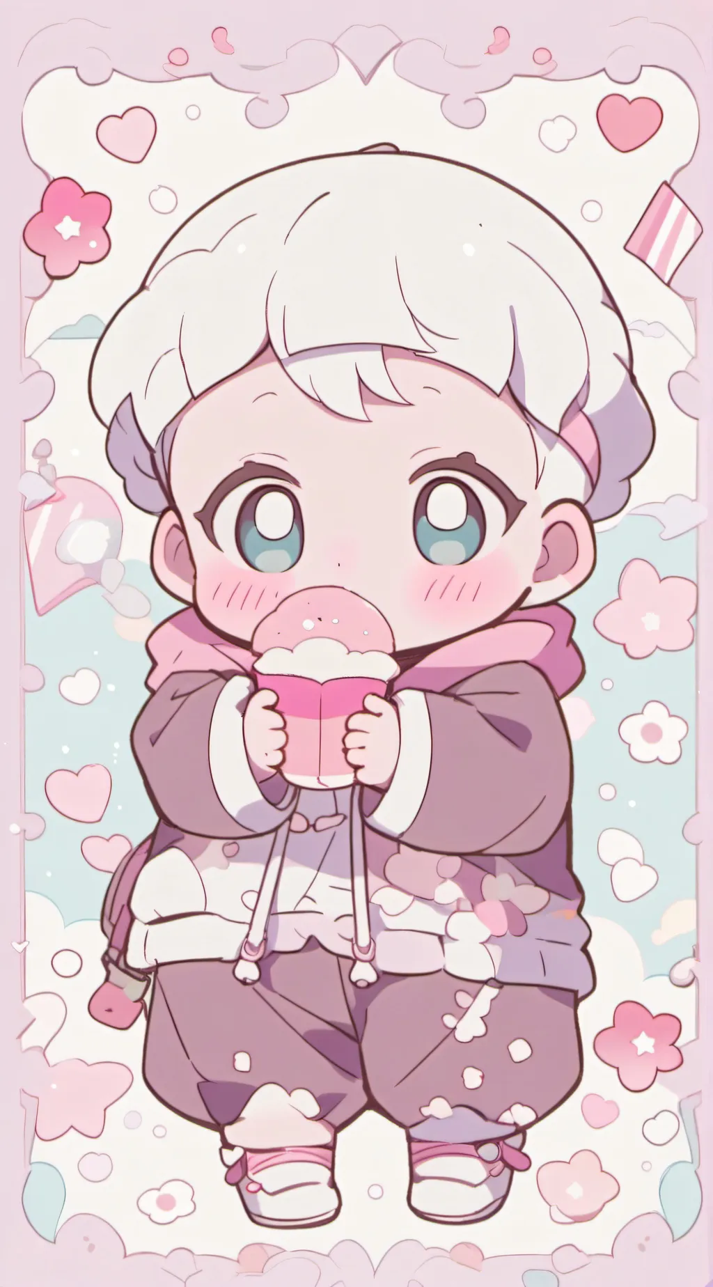 ai character: baby background