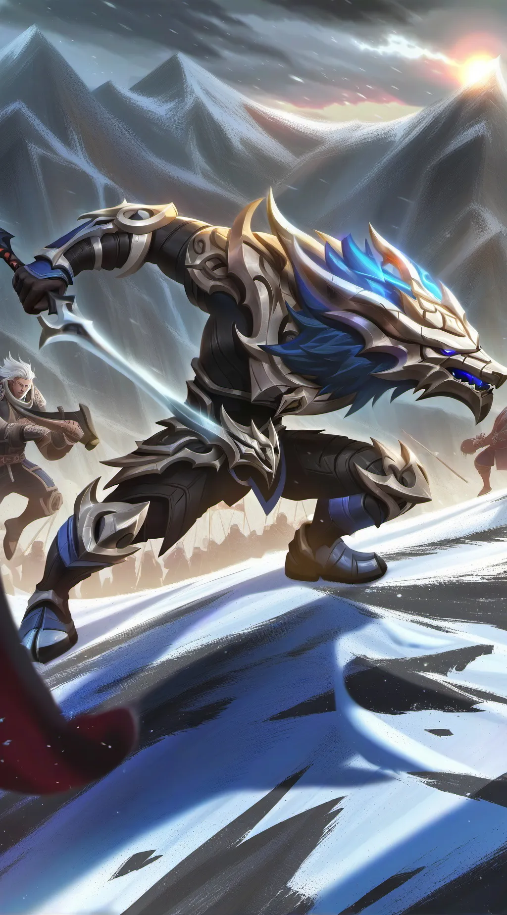 ai character: The beast background