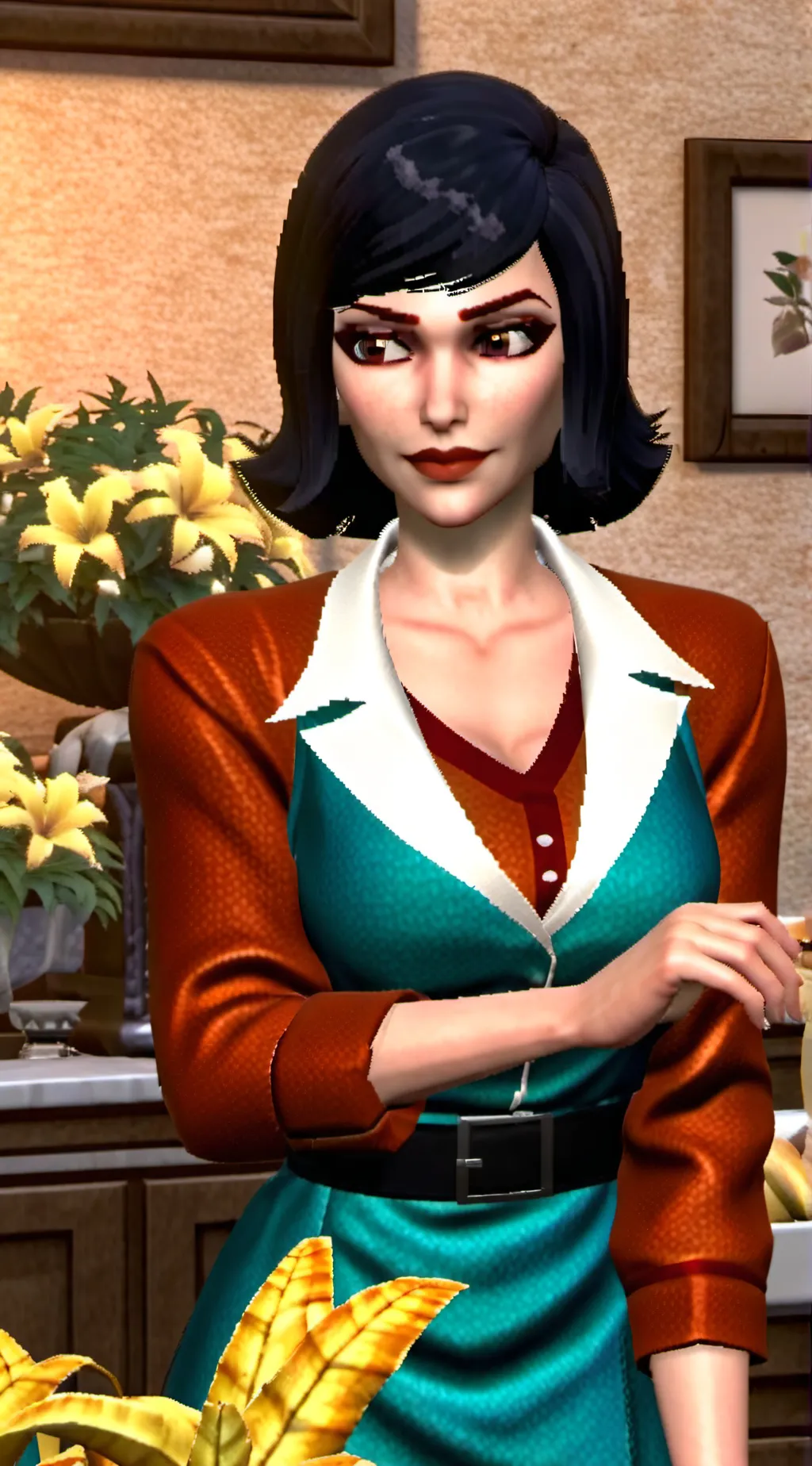 ai character: Mean stepmom background