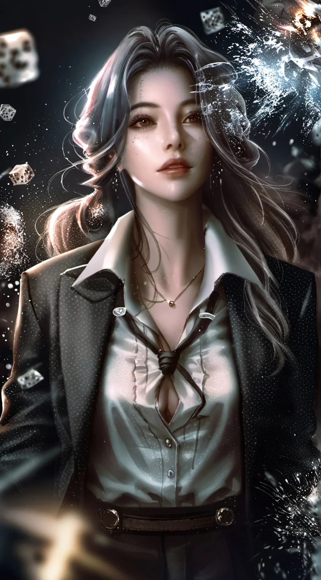 ai character: mafia boss  background