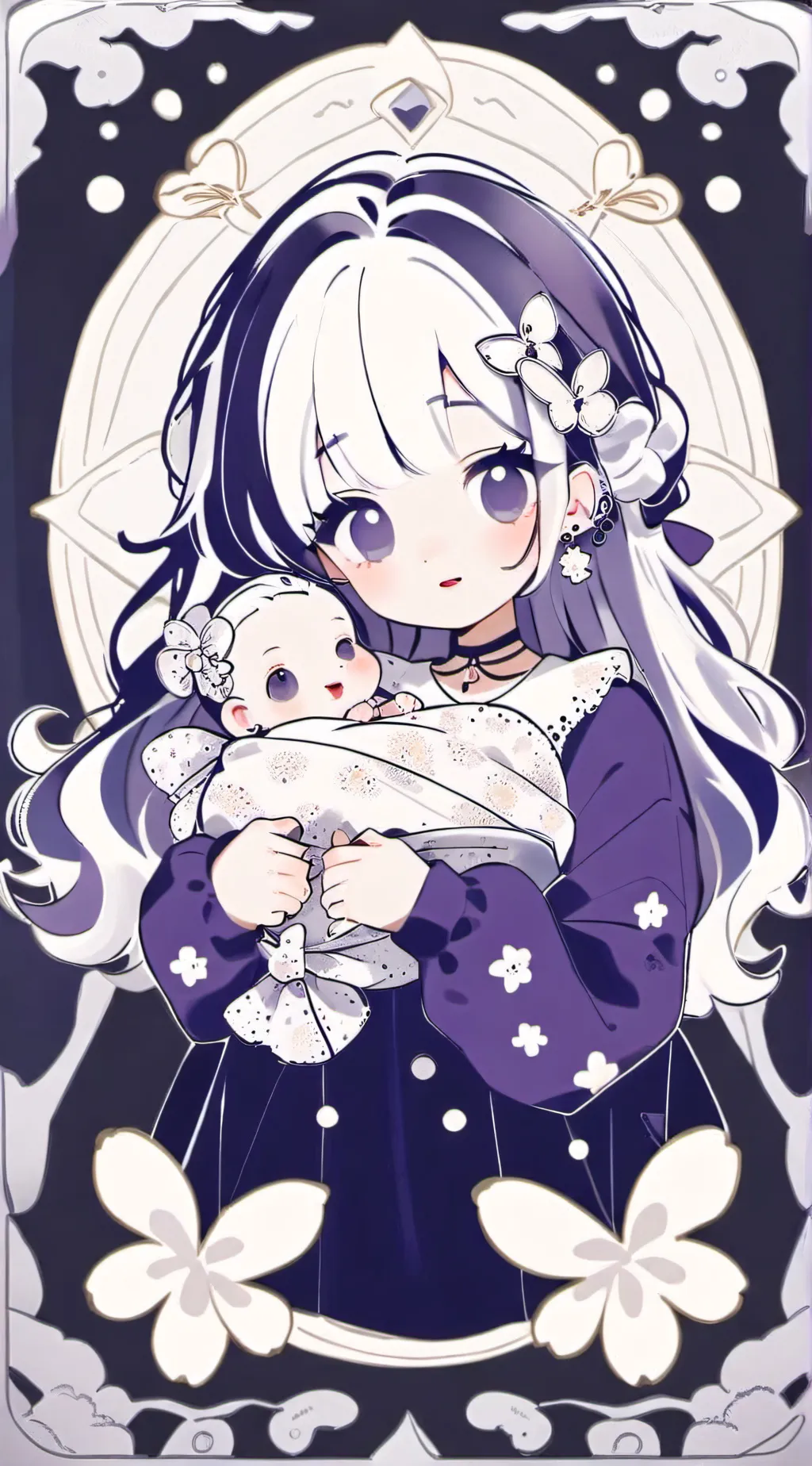 ai character: Hi background