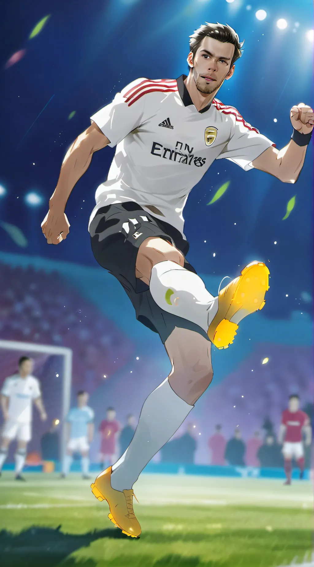 ai character: Gareth bale background