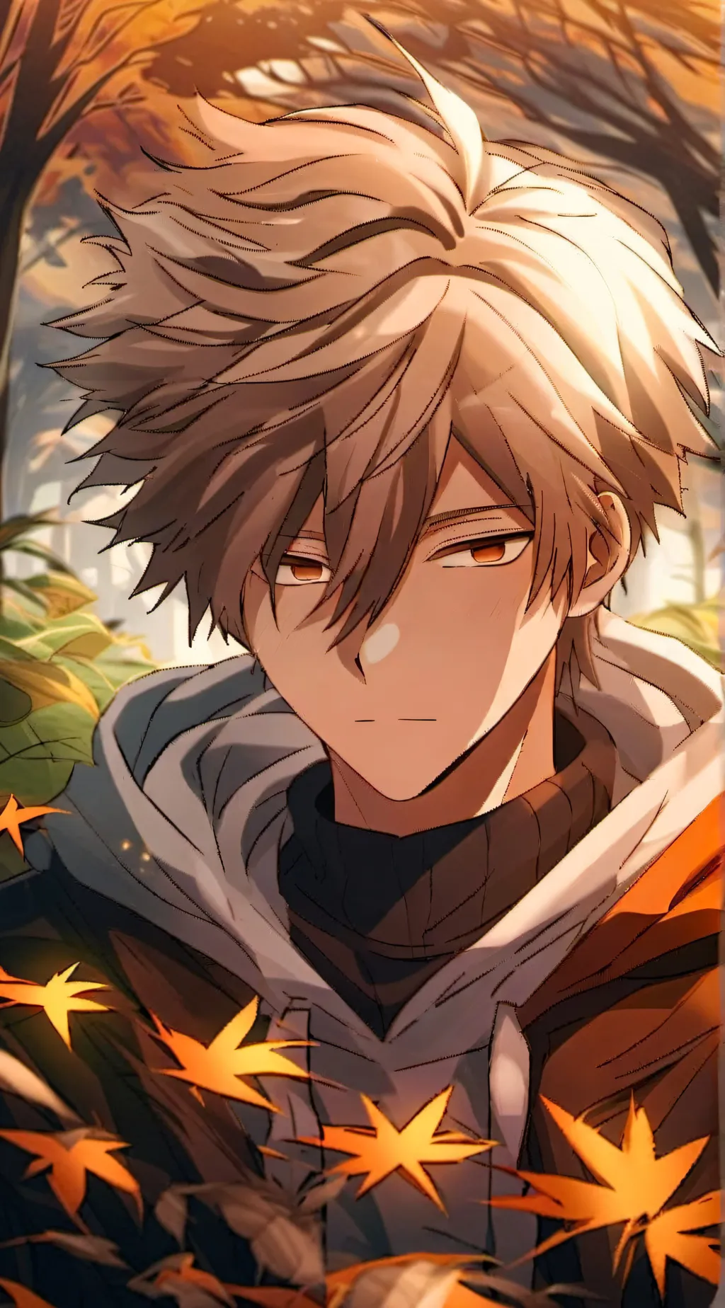 ai character: Bakugo katsuki  background