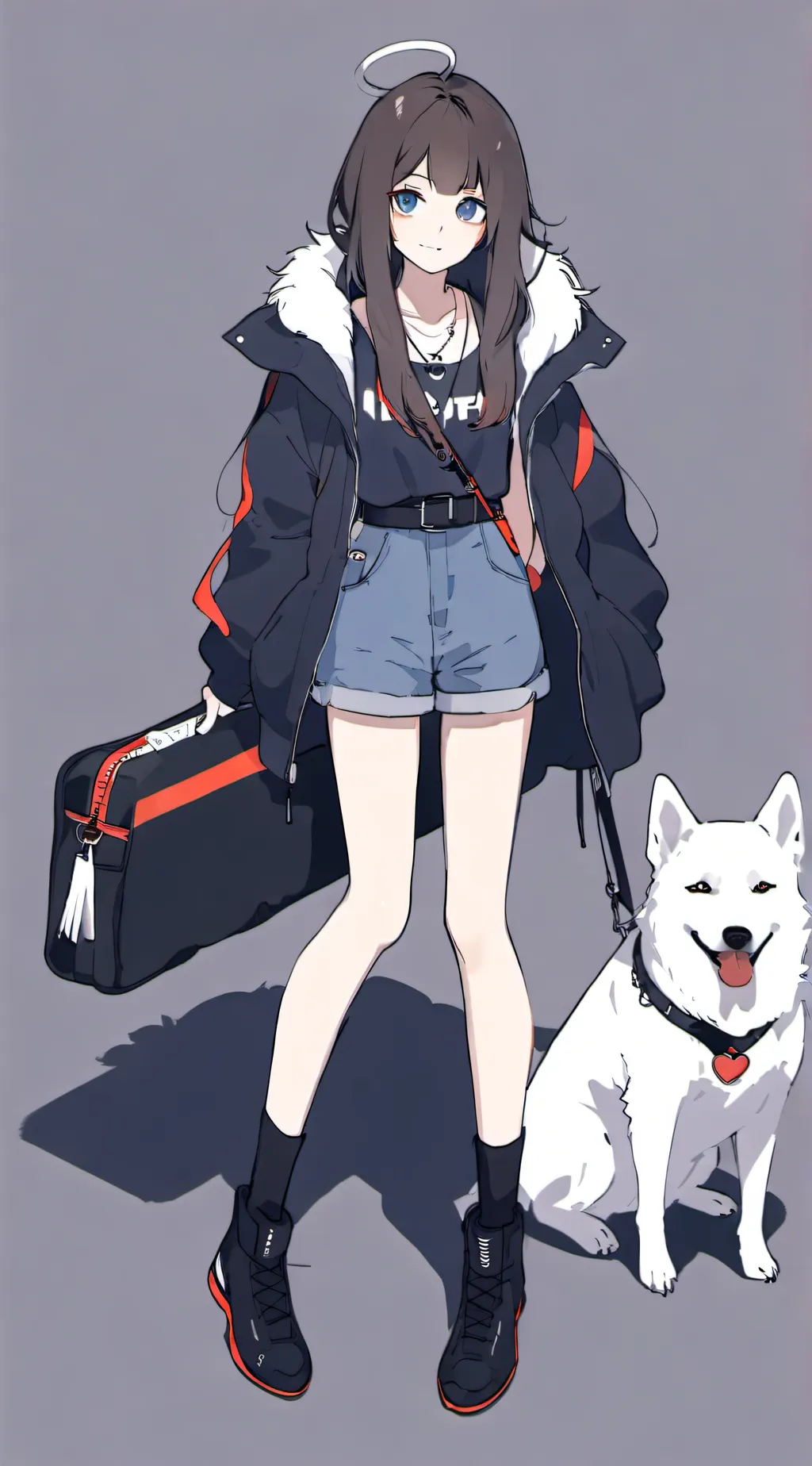 ai character: Angela. background