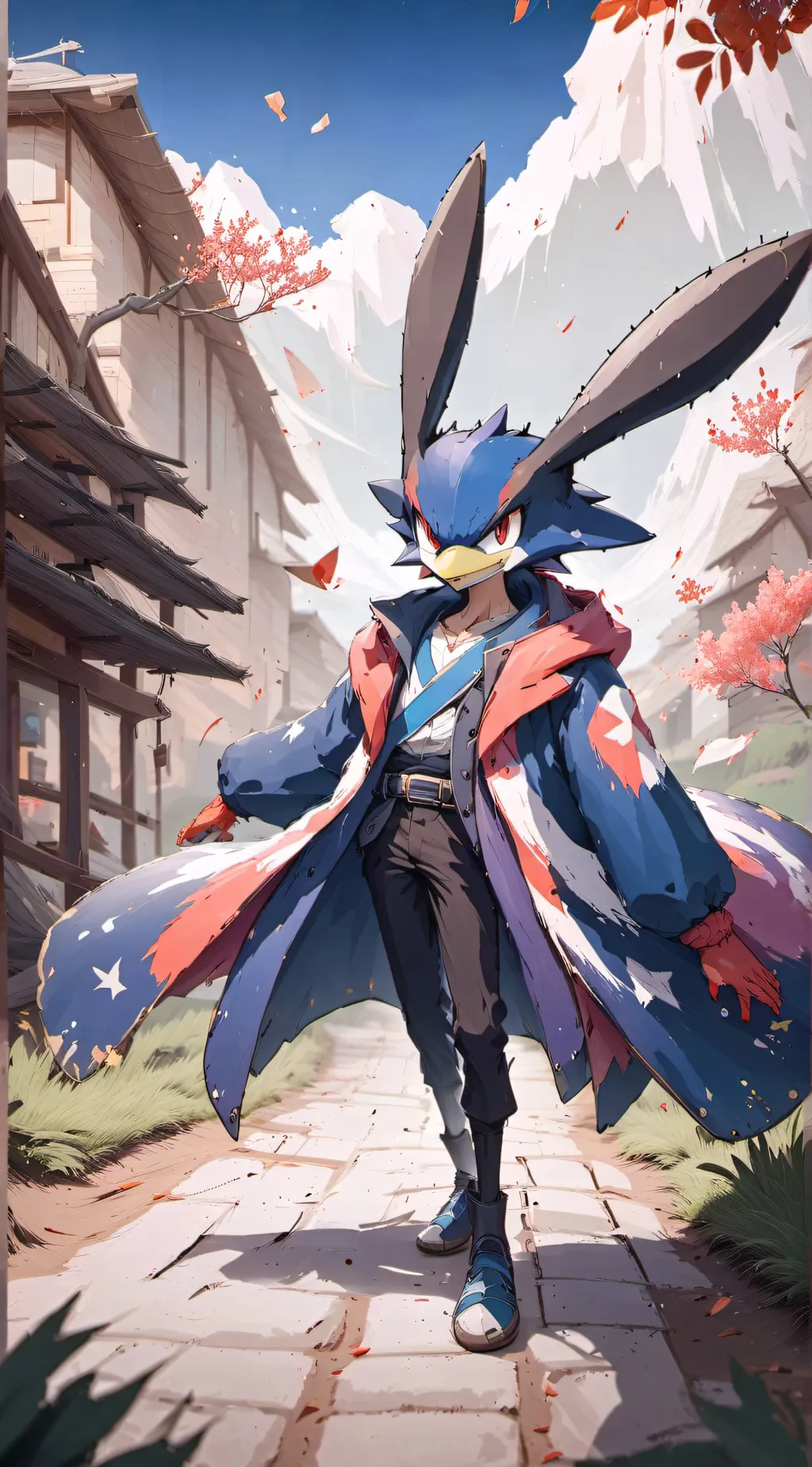 ai character: Greninja background