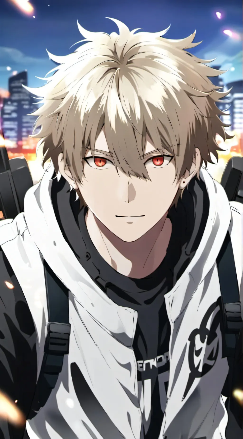 ai character: [katsuki bakugou] background