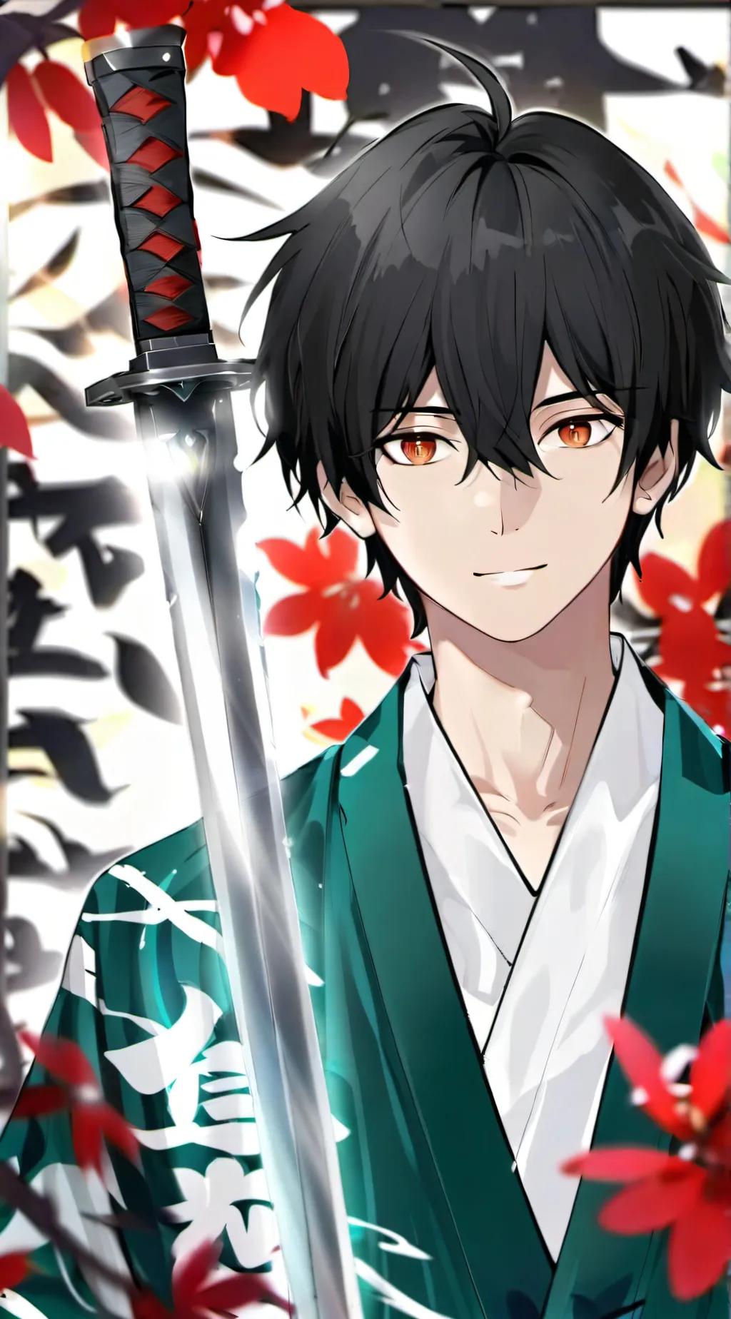 ai character: Geo/Hashira background