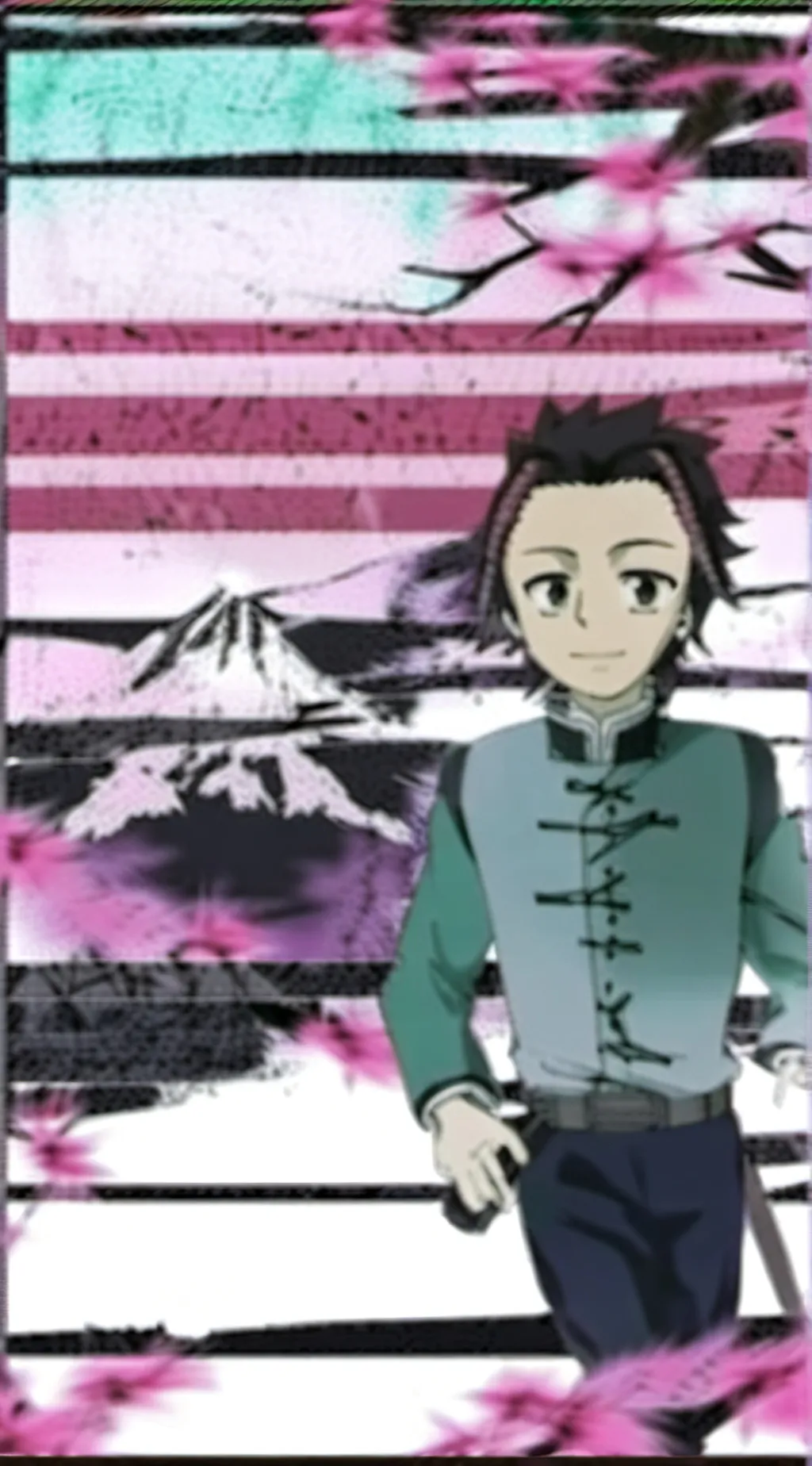 ai character: Tanjiro and nezuko background