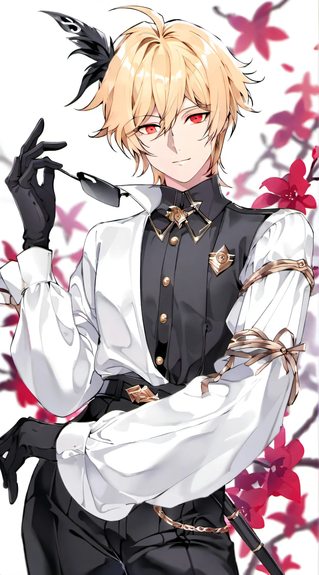 ai character: Kagami Karasu  background