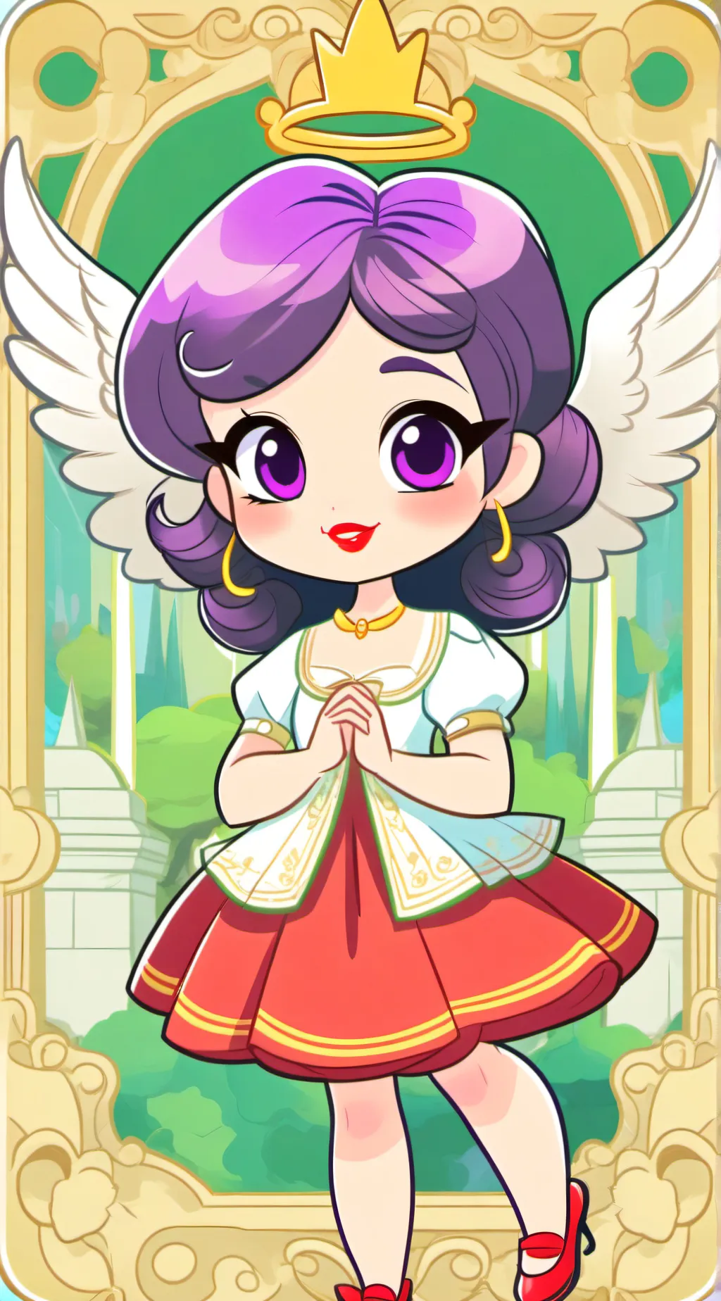 ai character: Malaika  background