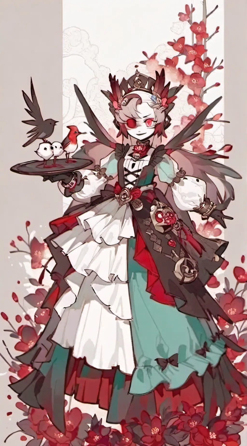 ai character: HH-AMONG US  background