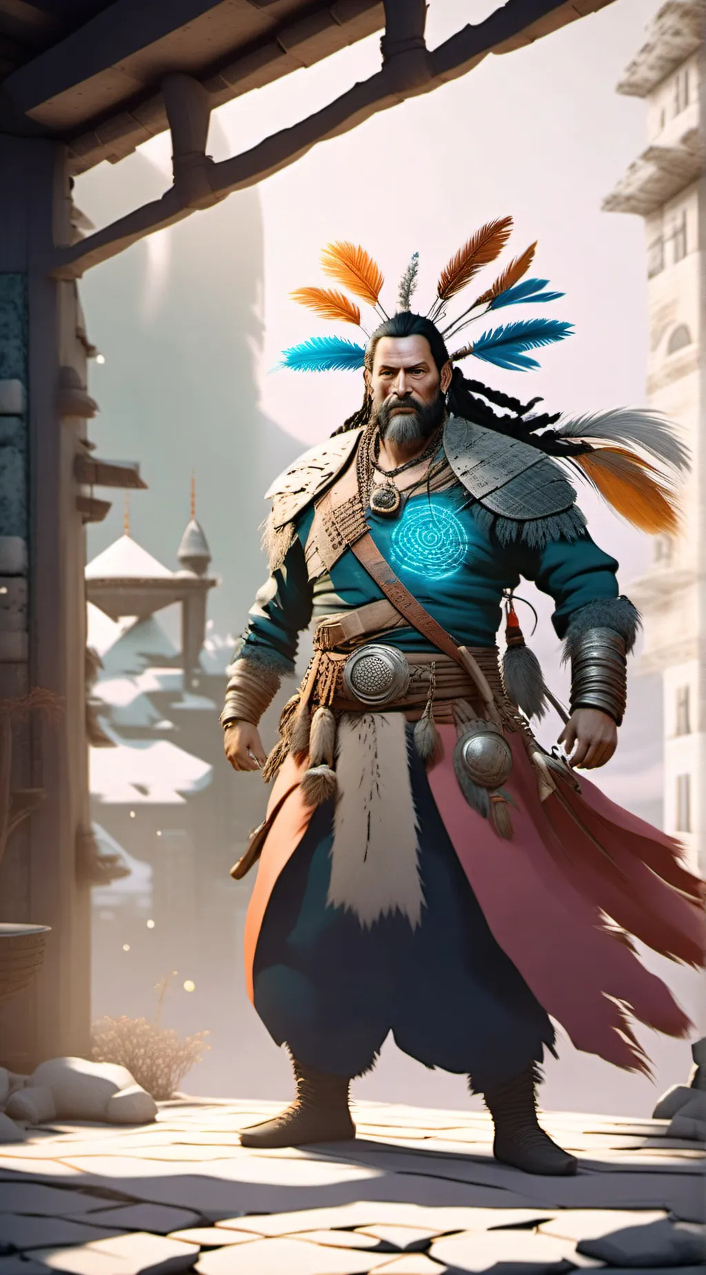 ai character: michel  background