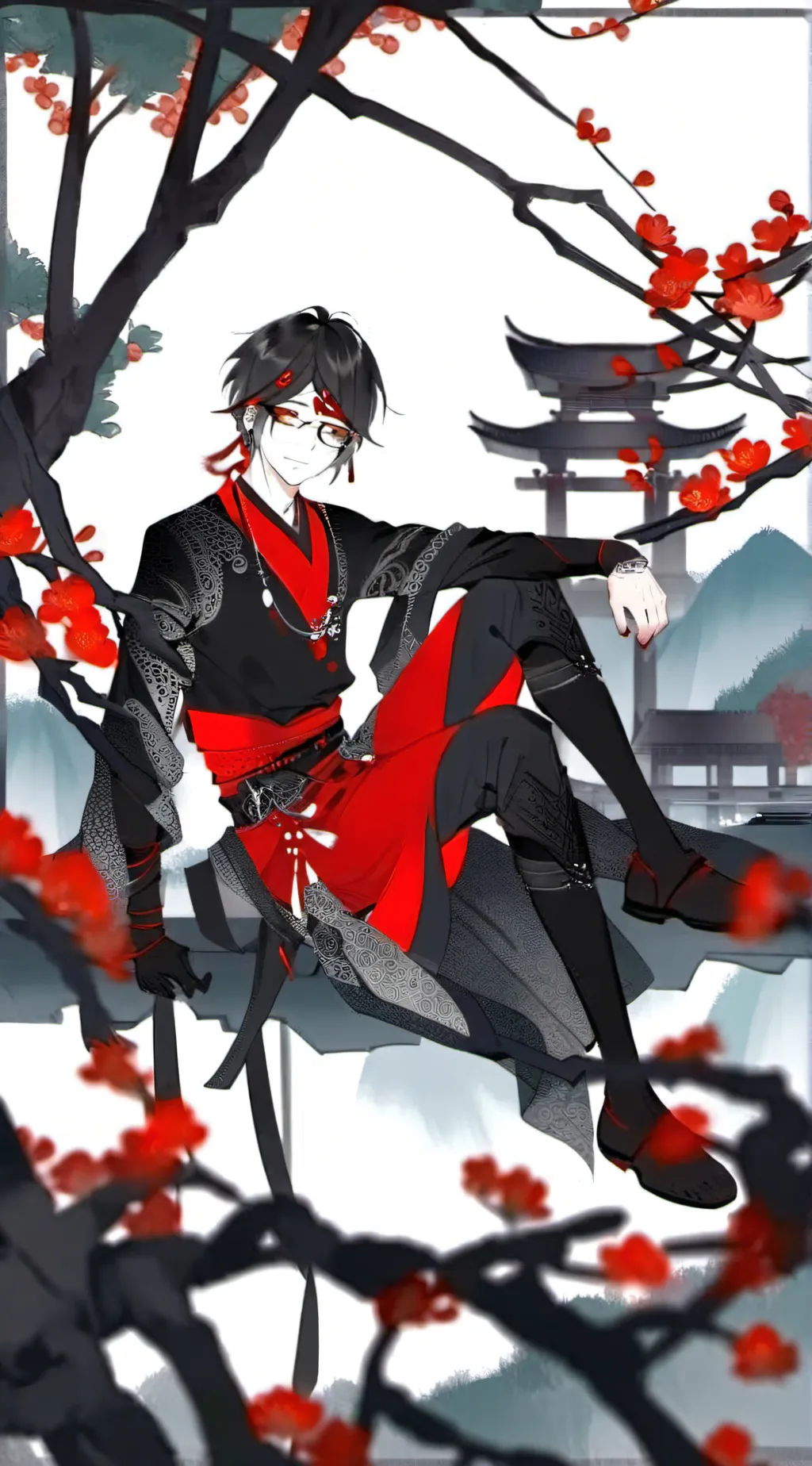 ai character: Dark Speakerman background