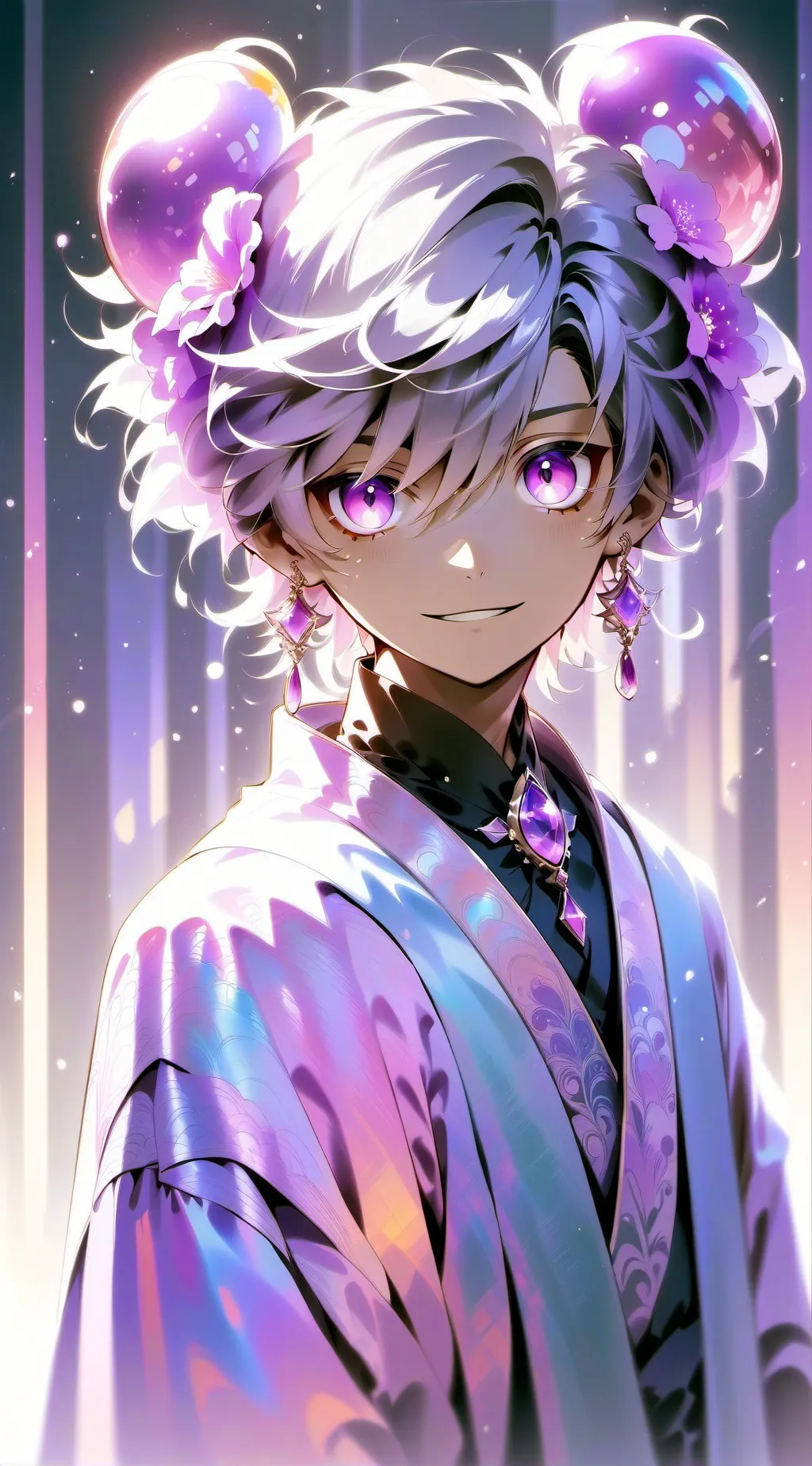 ai character: Sky  background