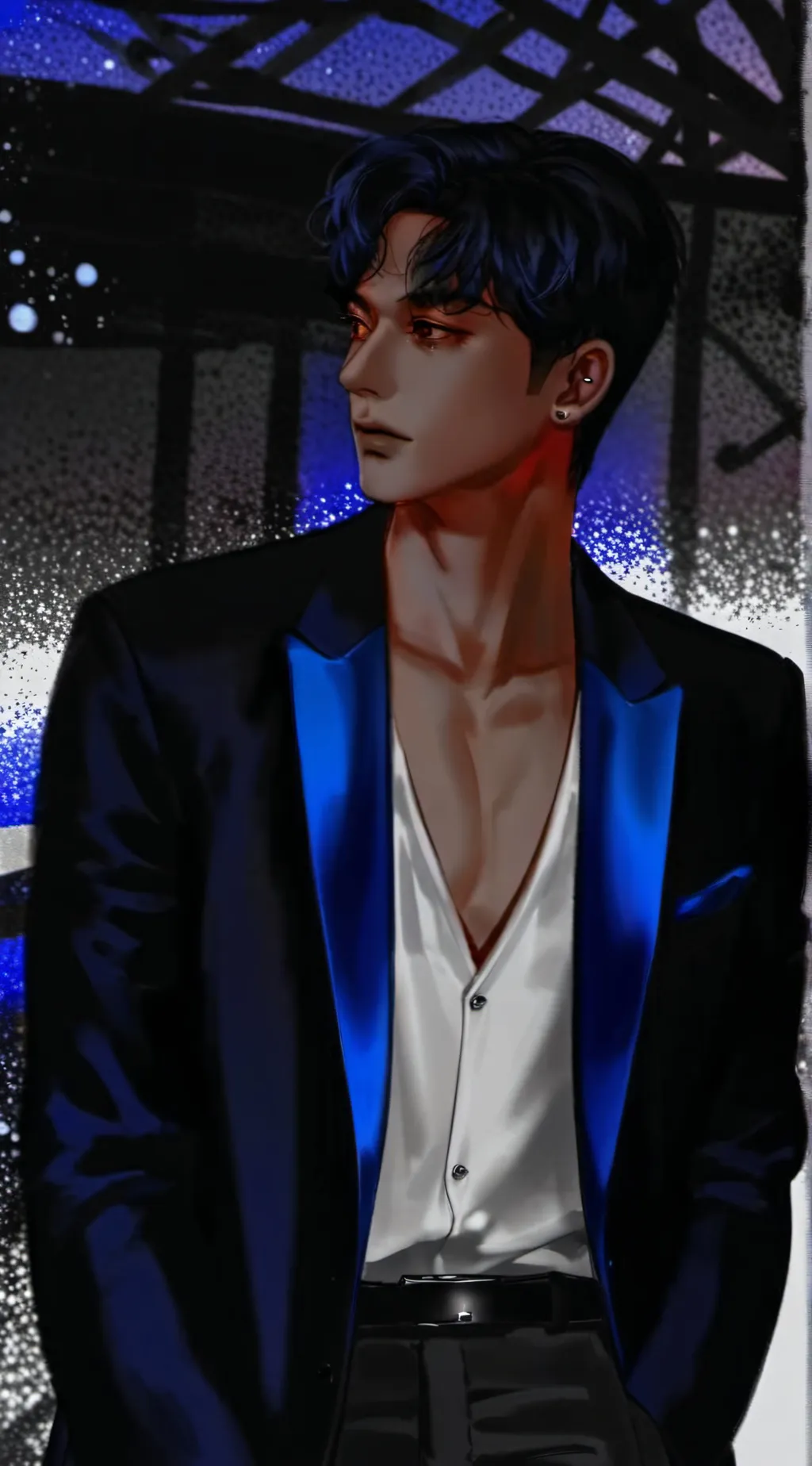 ai character: blacky background