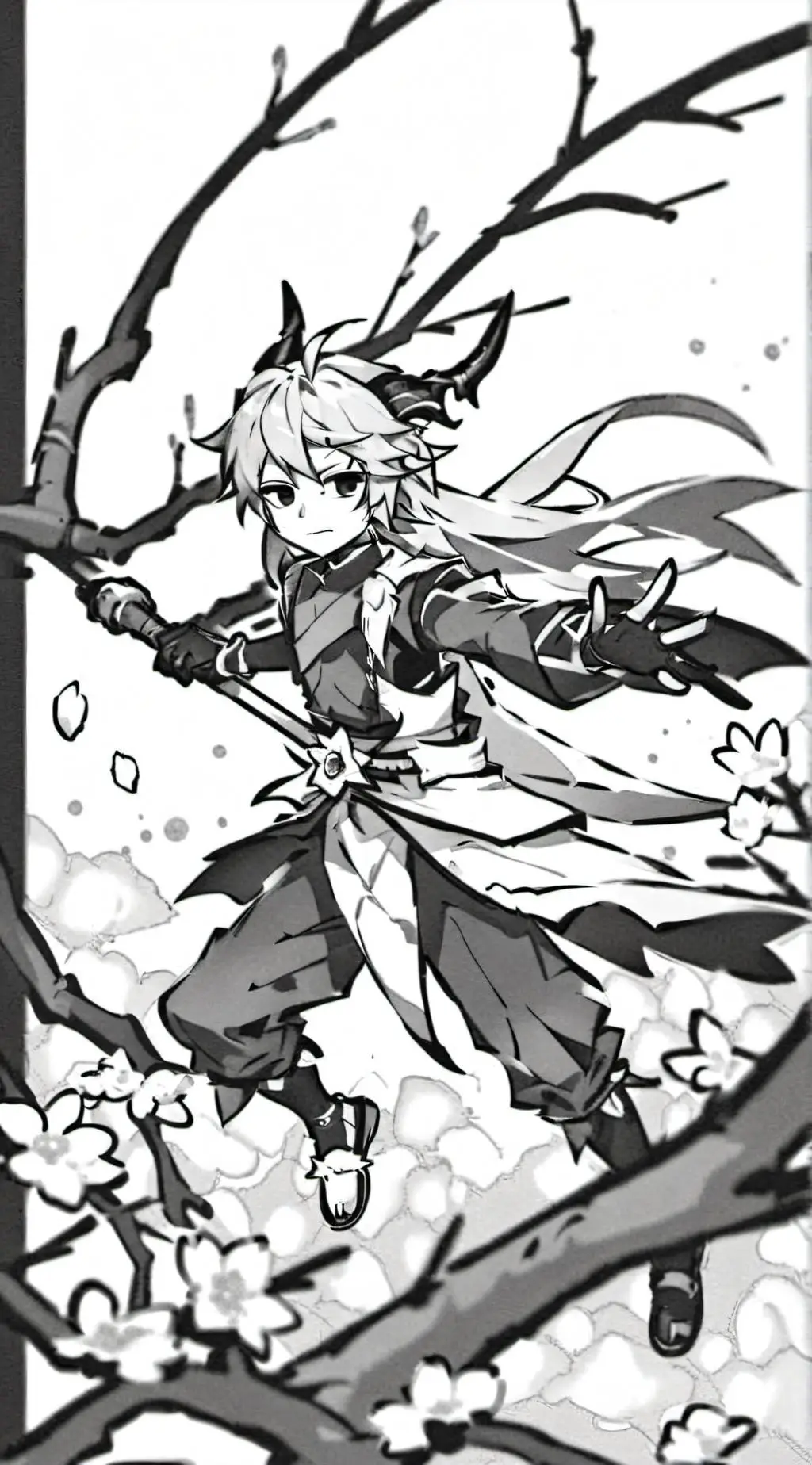 ai character: Muichiro x genya  background