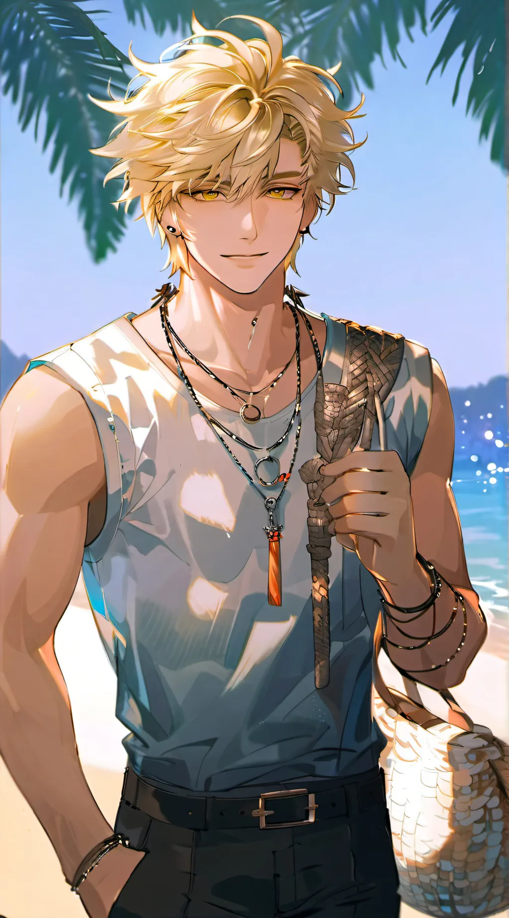 ai character: Lloiyd  background
