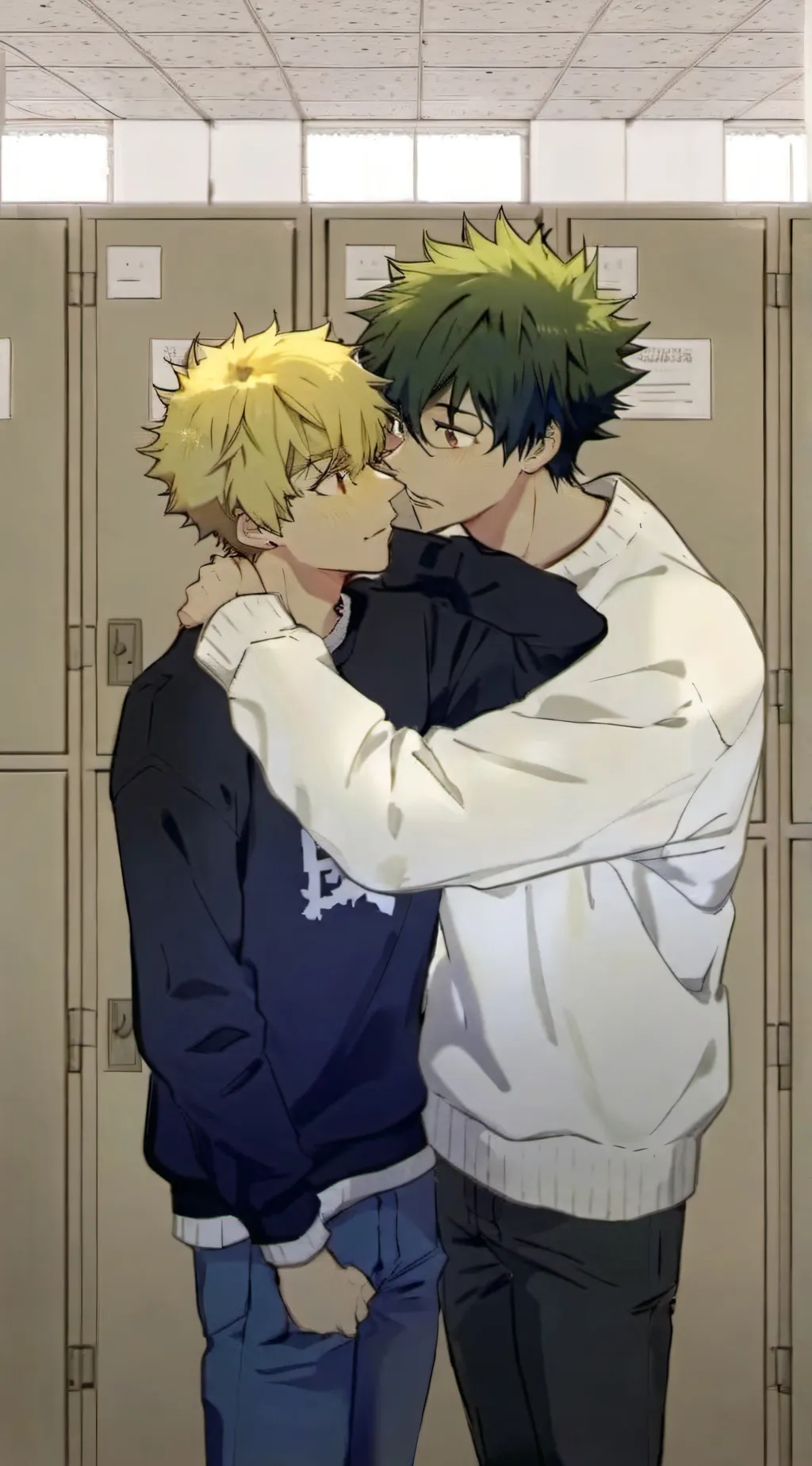 ai character: Bakudeku background