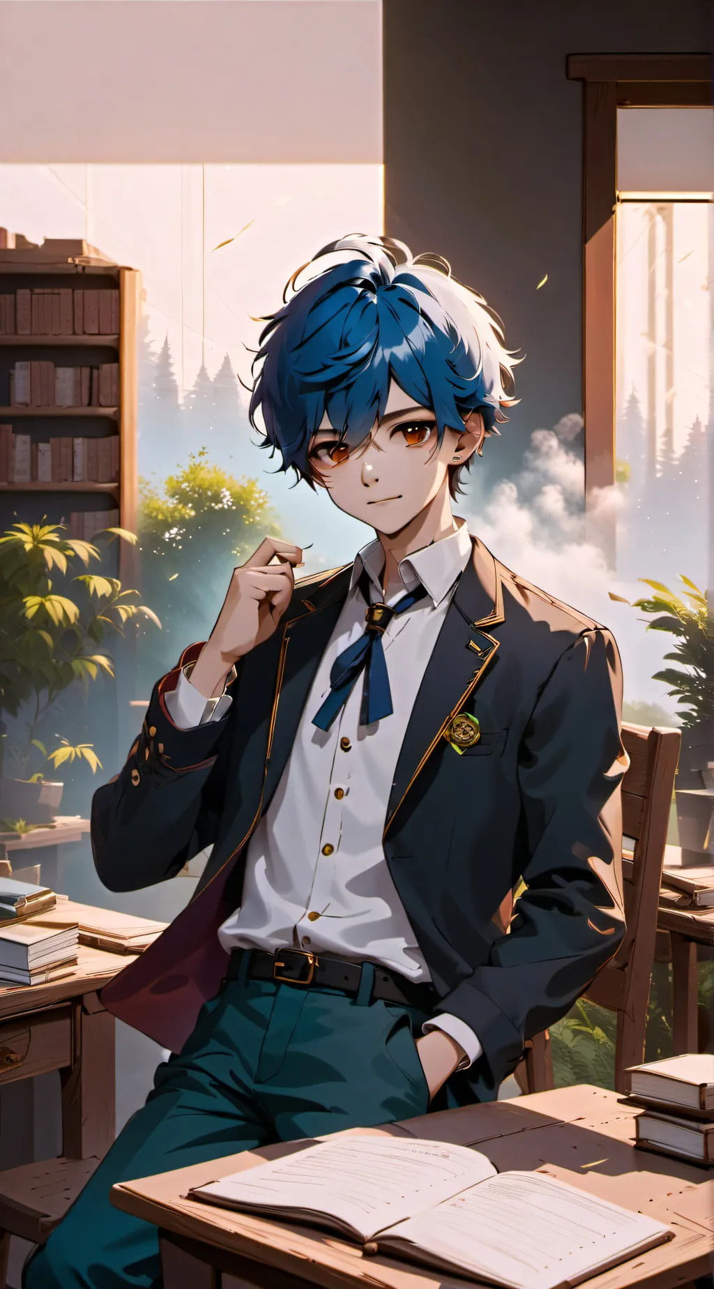 ai character: Jason  background