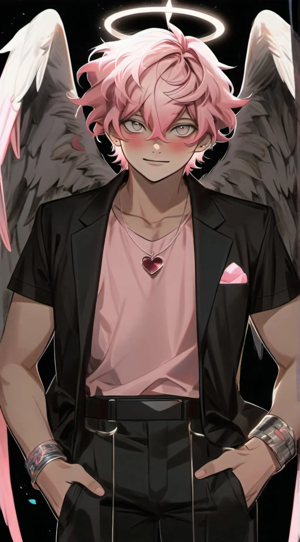 ai character: Angel dust  background