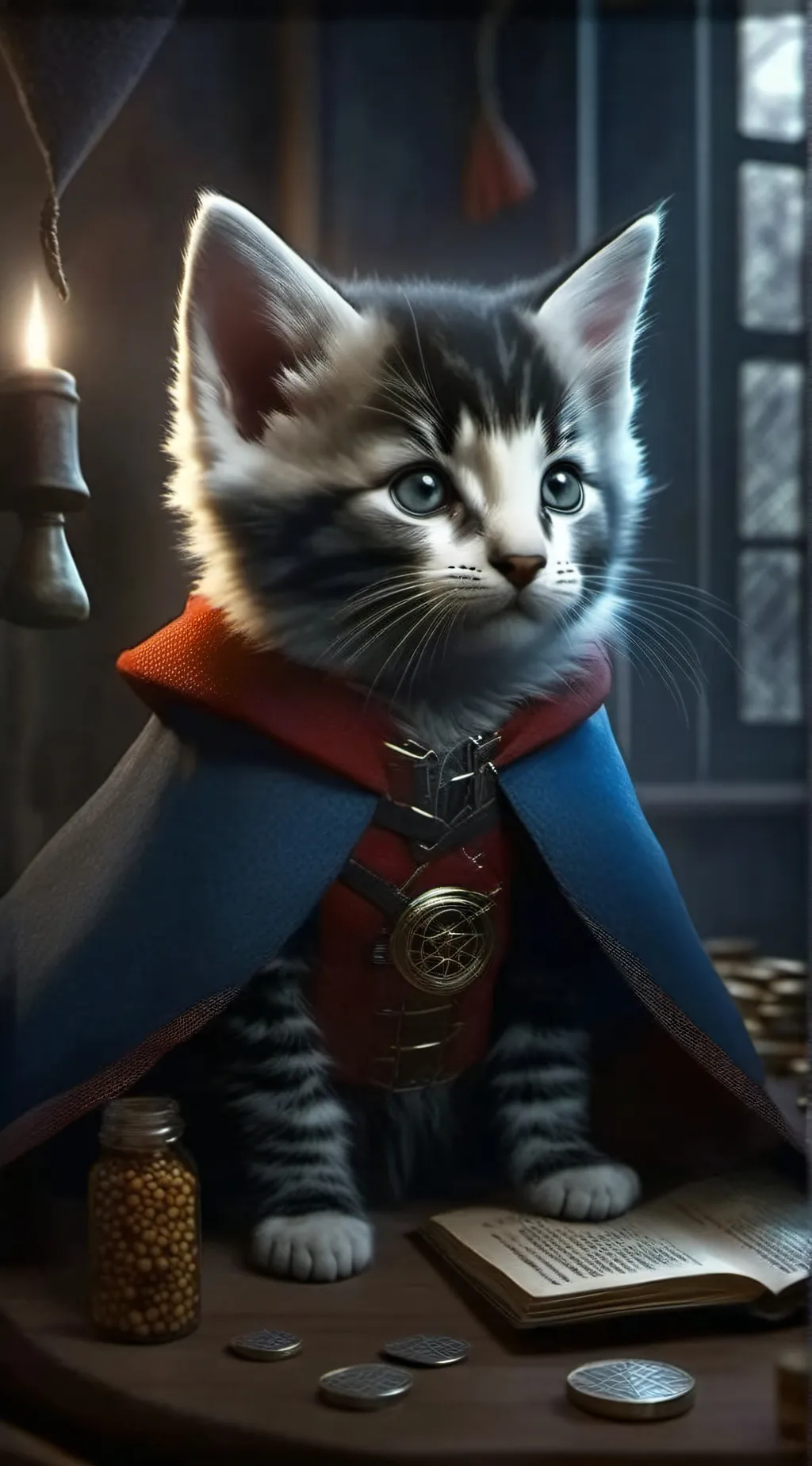 ai character: Strange’s Mystic background