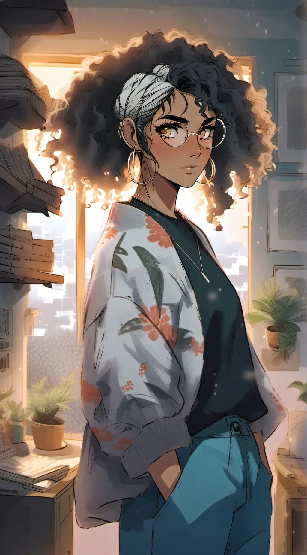 ai character: Nova background