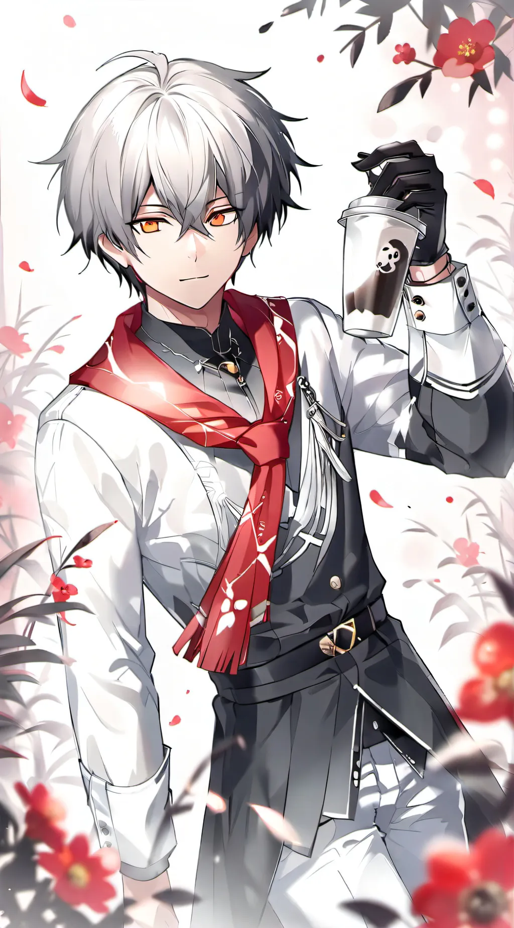 ai character: kny demon  background