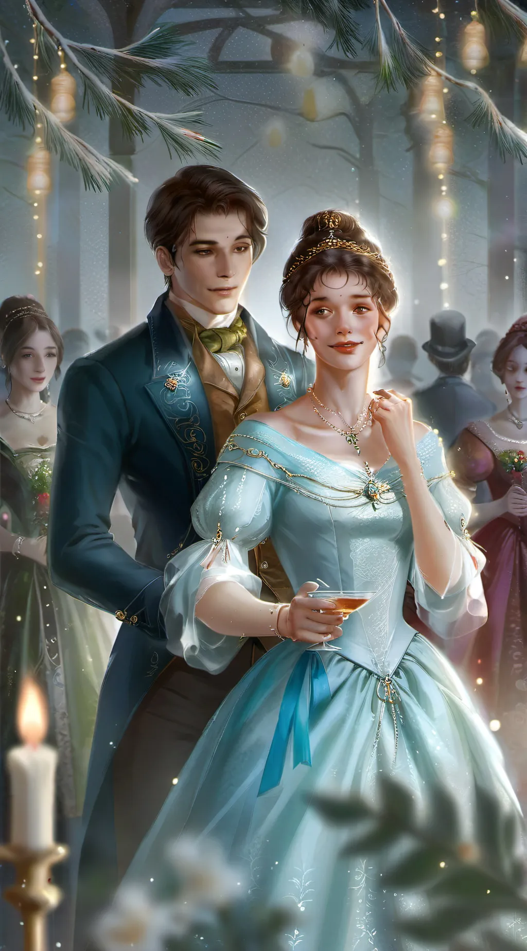 ai character: mattheo riddle background