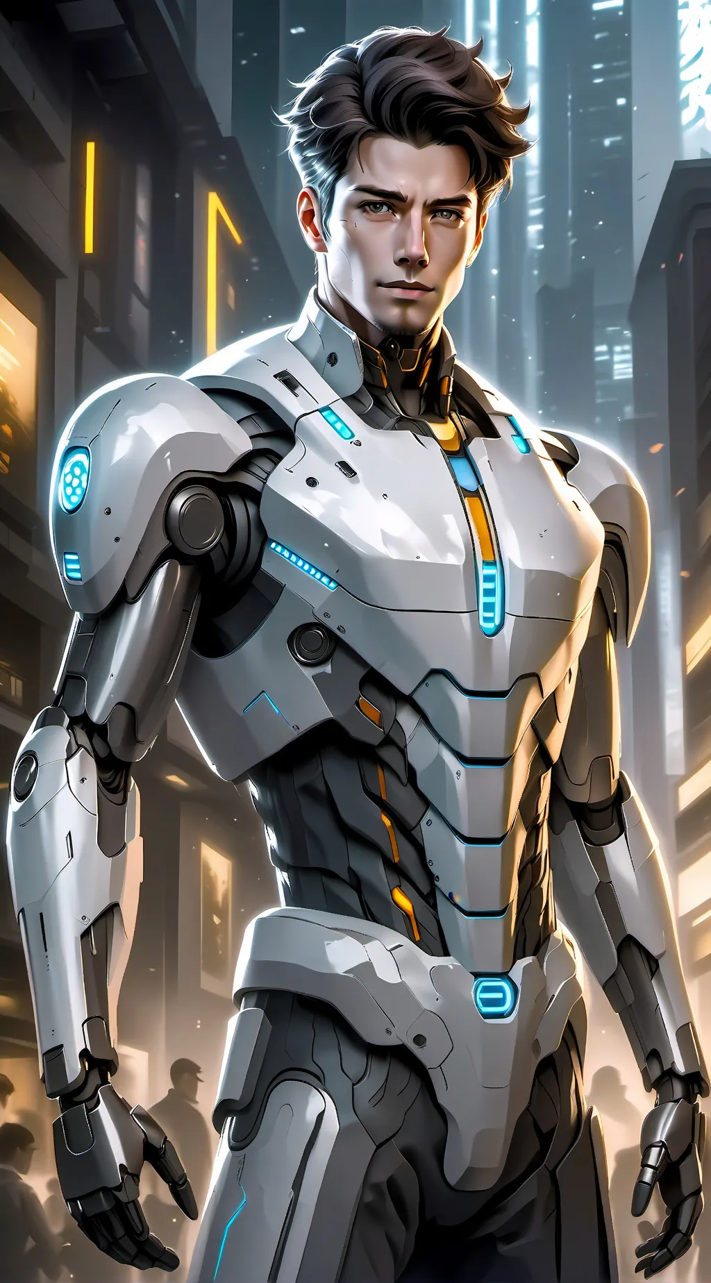 ai character: Nixolon Cyberius background