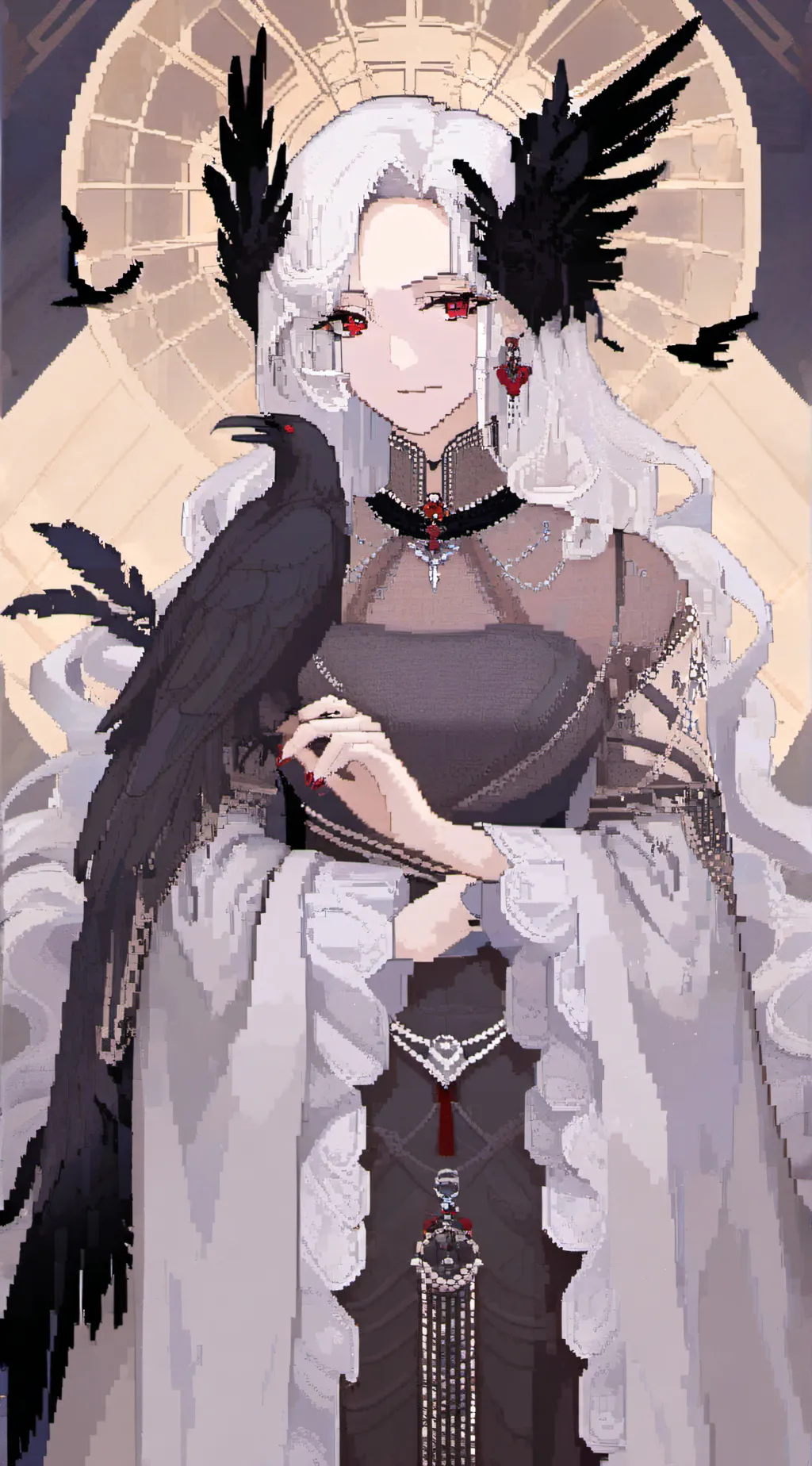 ai character: Aurora background