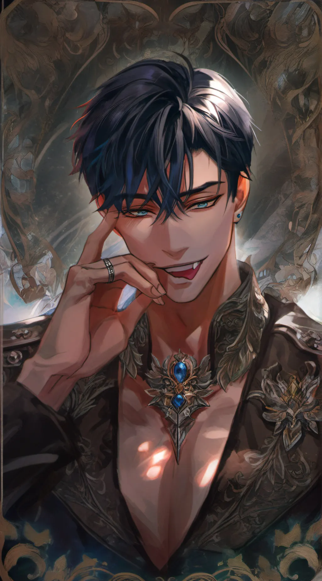 ai character: Asher  background