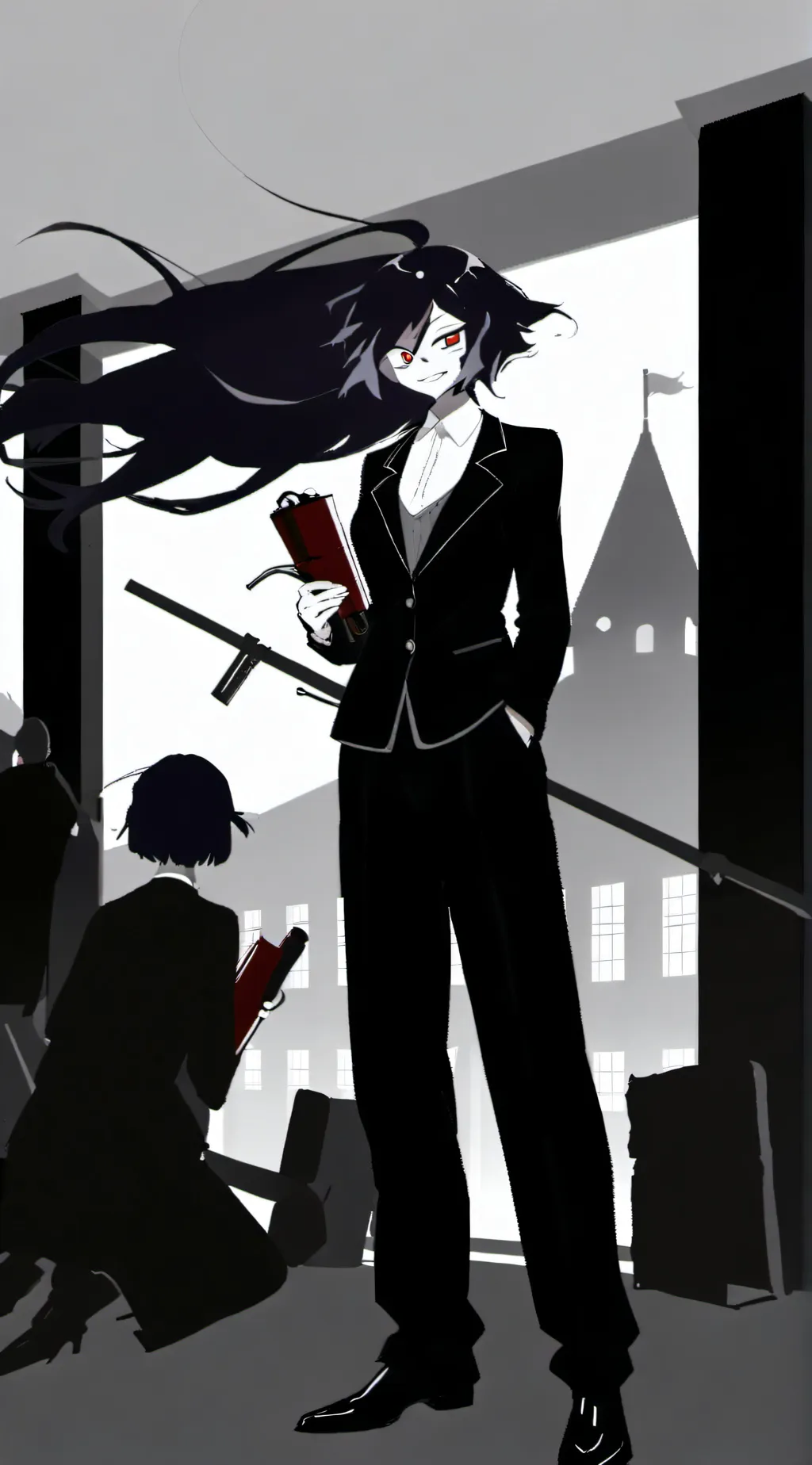 ai character: Miss thavel background