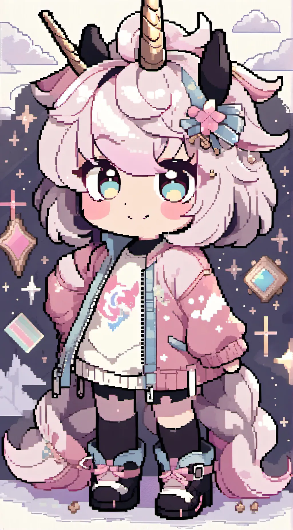 ai character: New school?! background