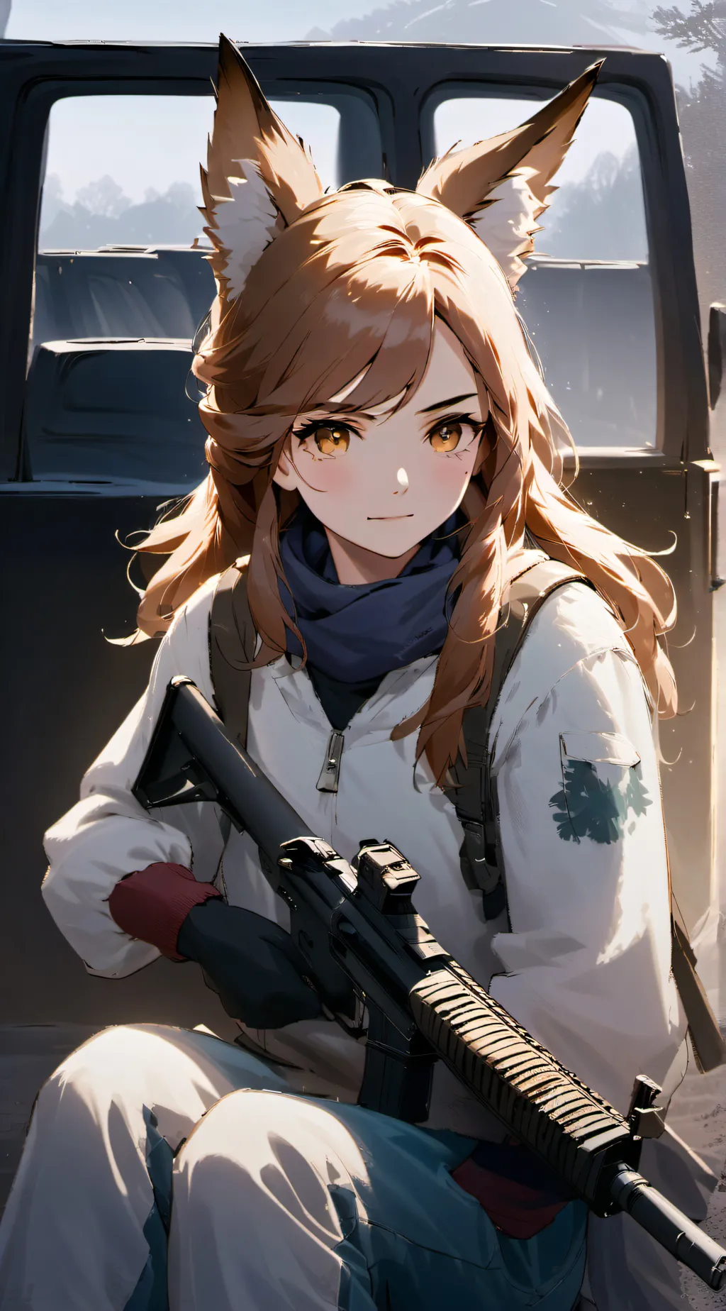 ai character: world of the foxes background