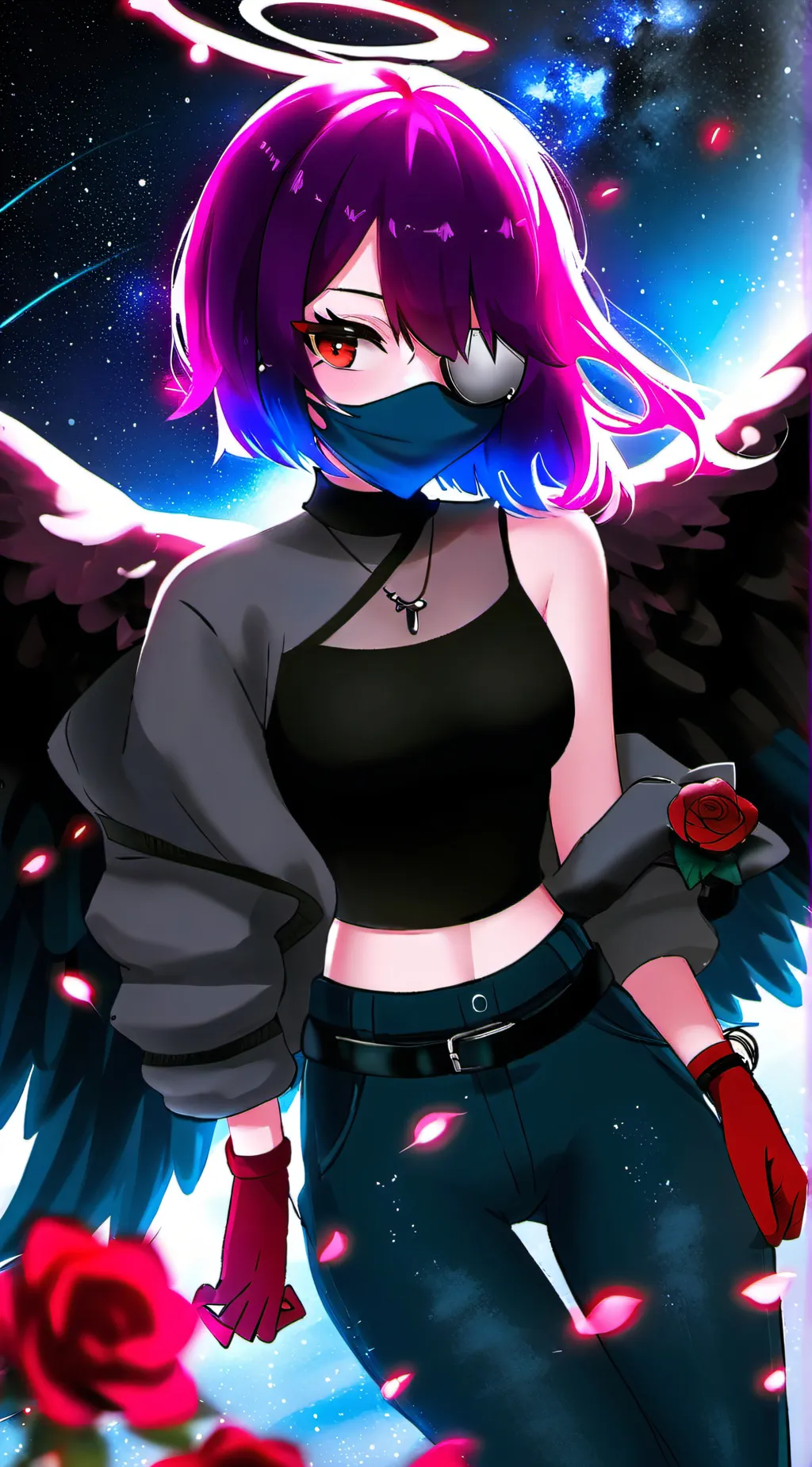 ai character: sun and moon x y/n background