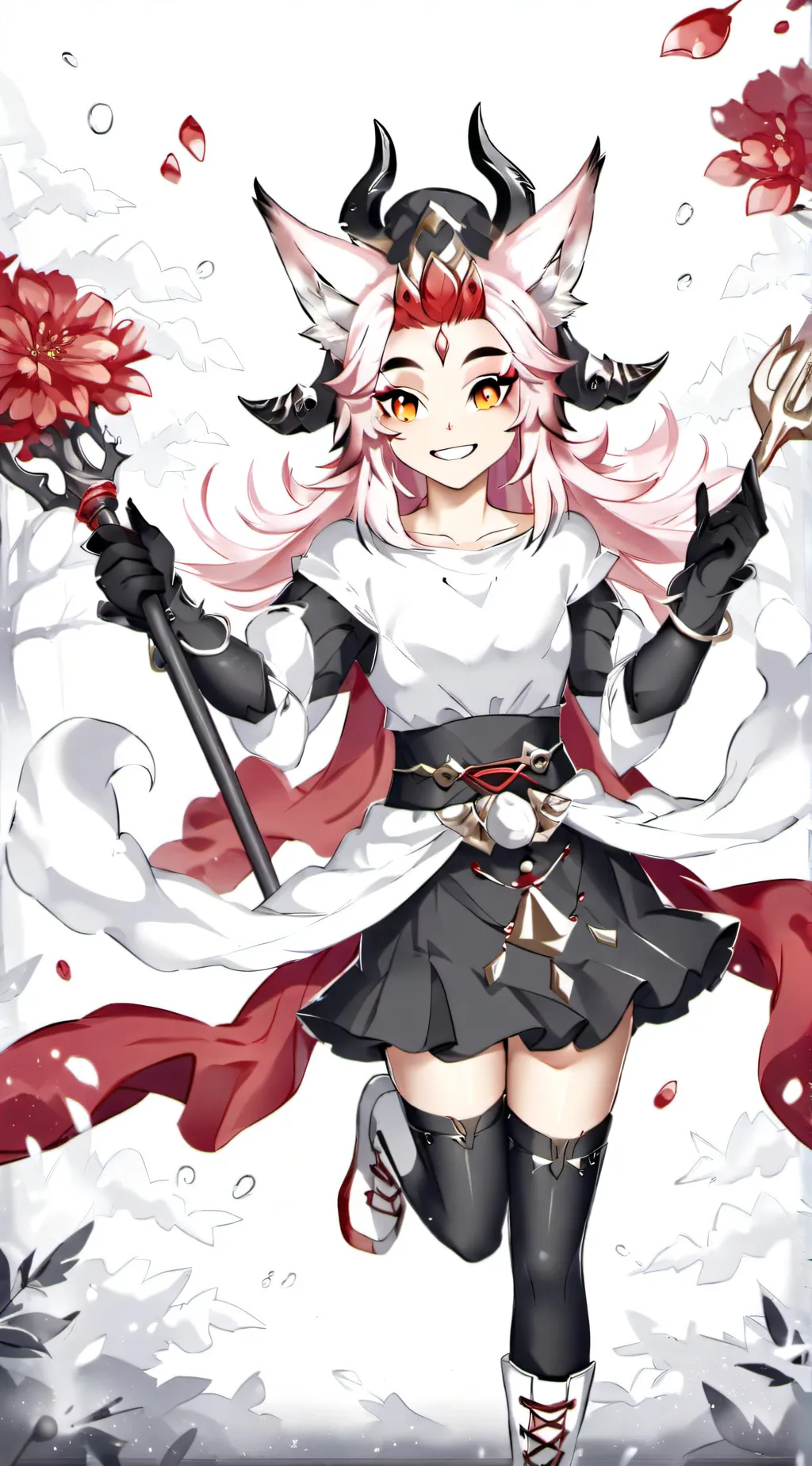 ai character: hashira background